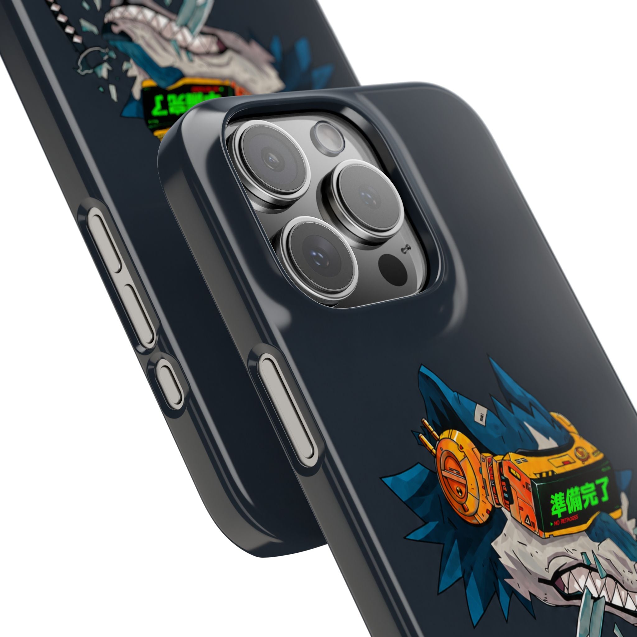 Cyberpunk Wolf Phone Case