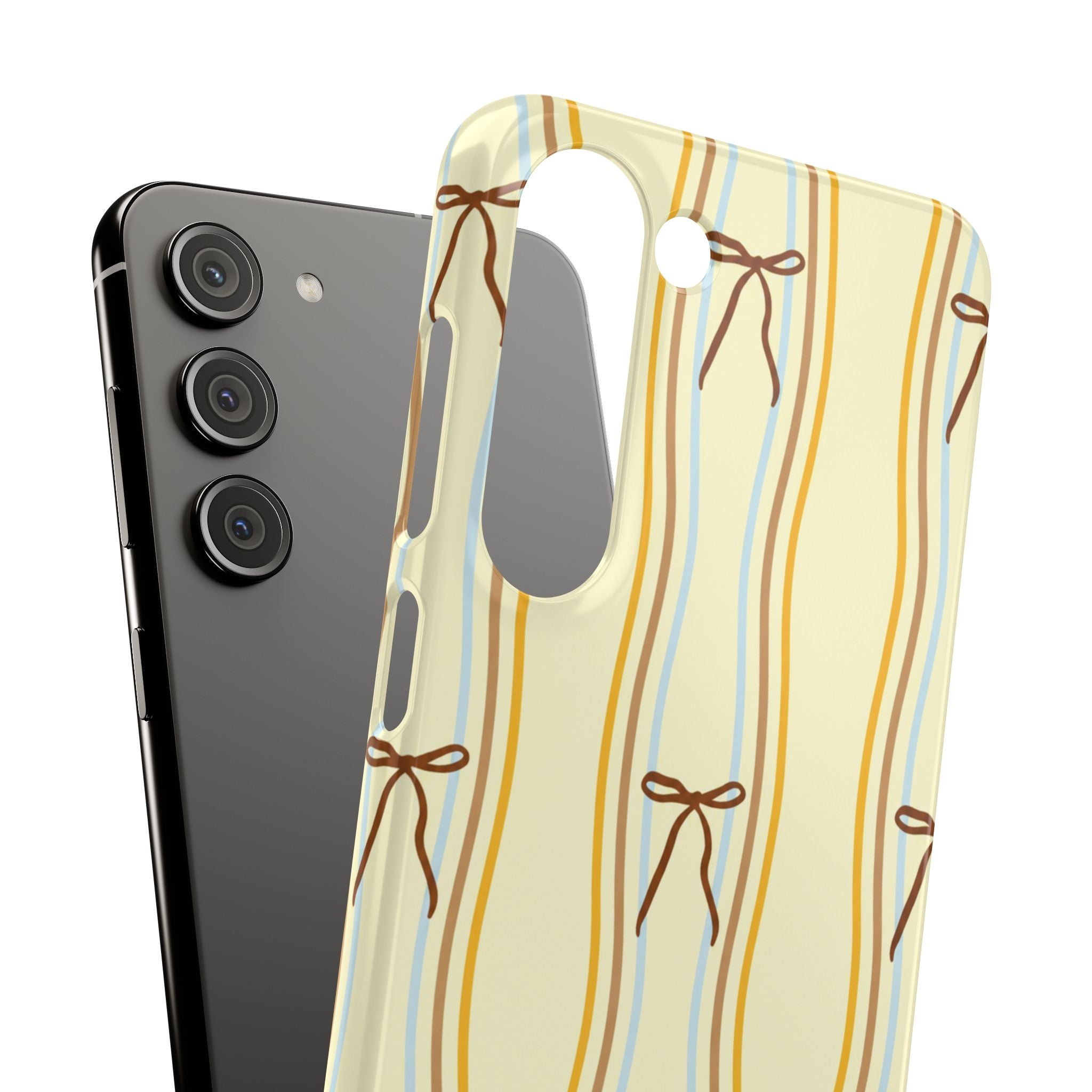 Bow Stripe Phone Case