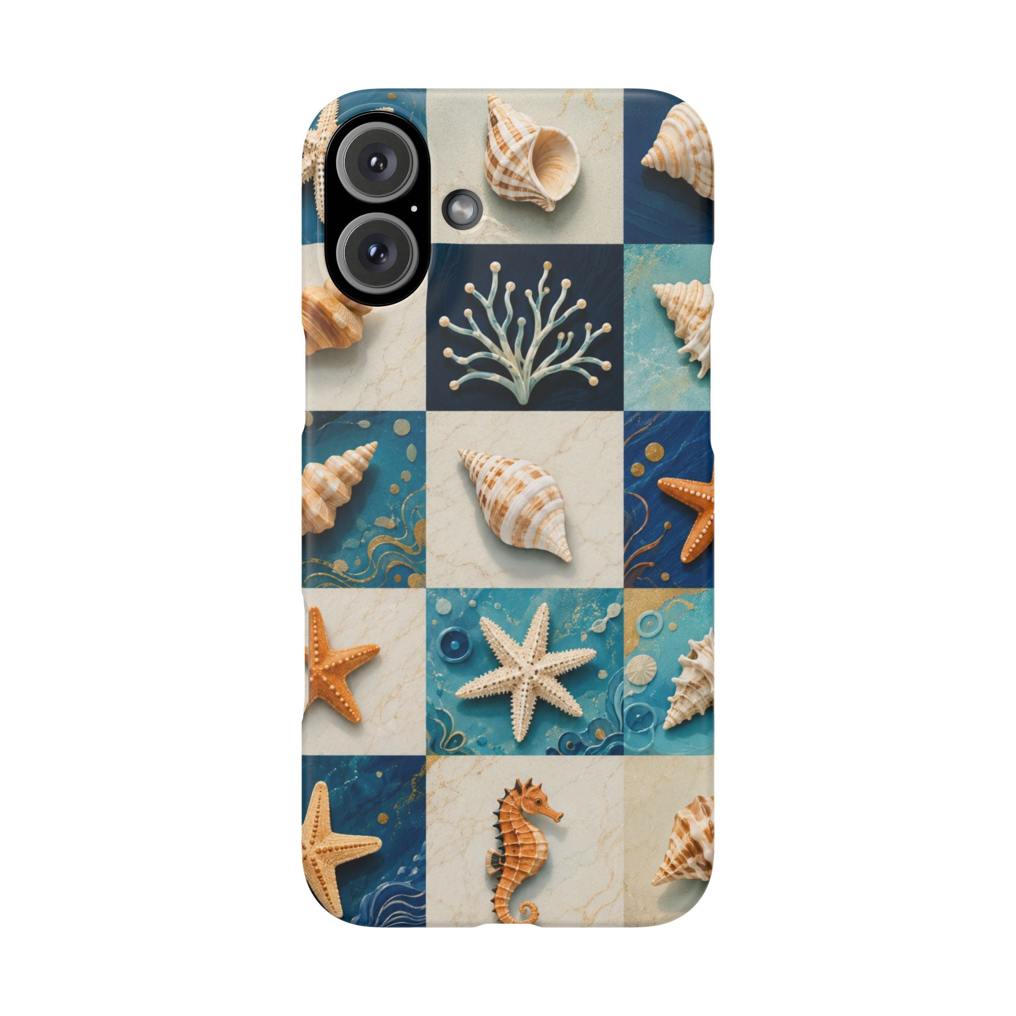 Coastal Seashell Mosaic Phone Case