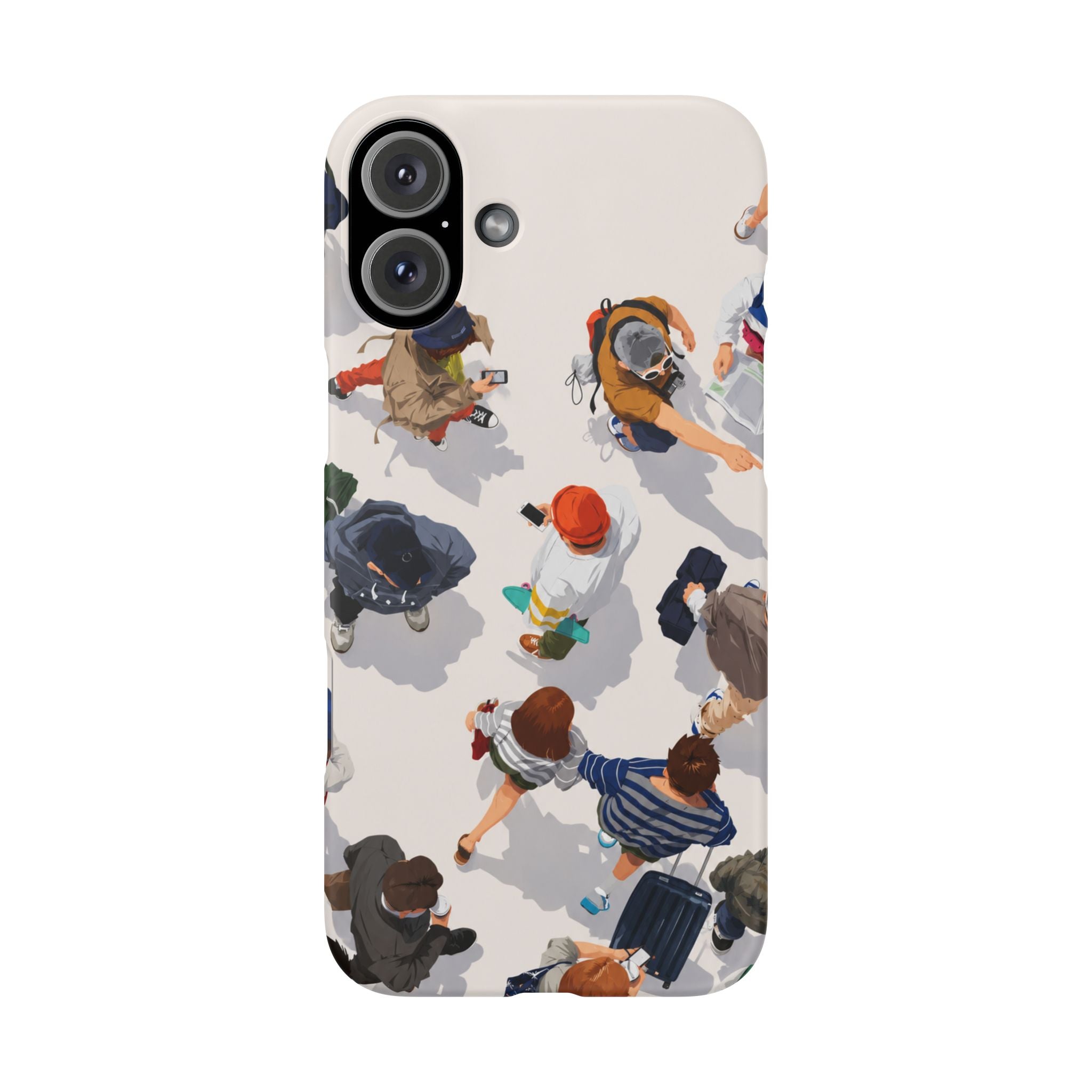 City Crowd Aesthetic Phone Case