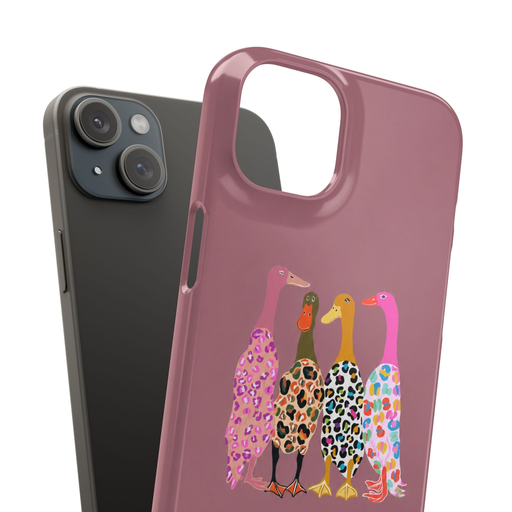 Colorful Leopard Ducks Phone Case