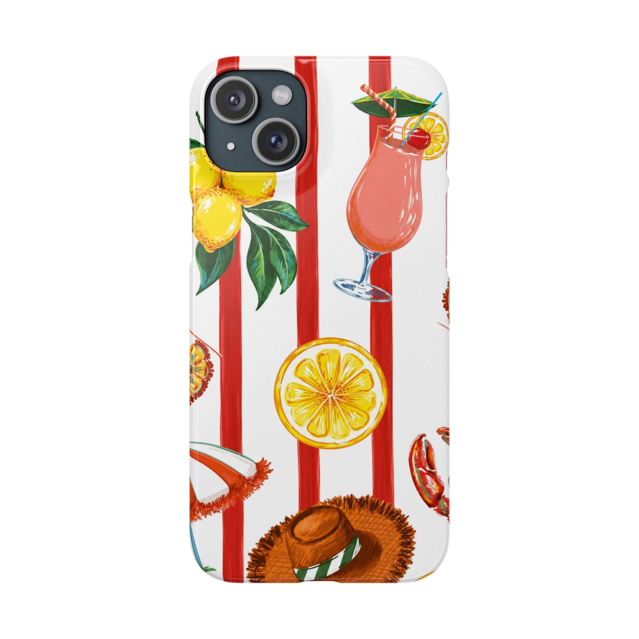 Lemon Coast – Summer Citrus Phone Case