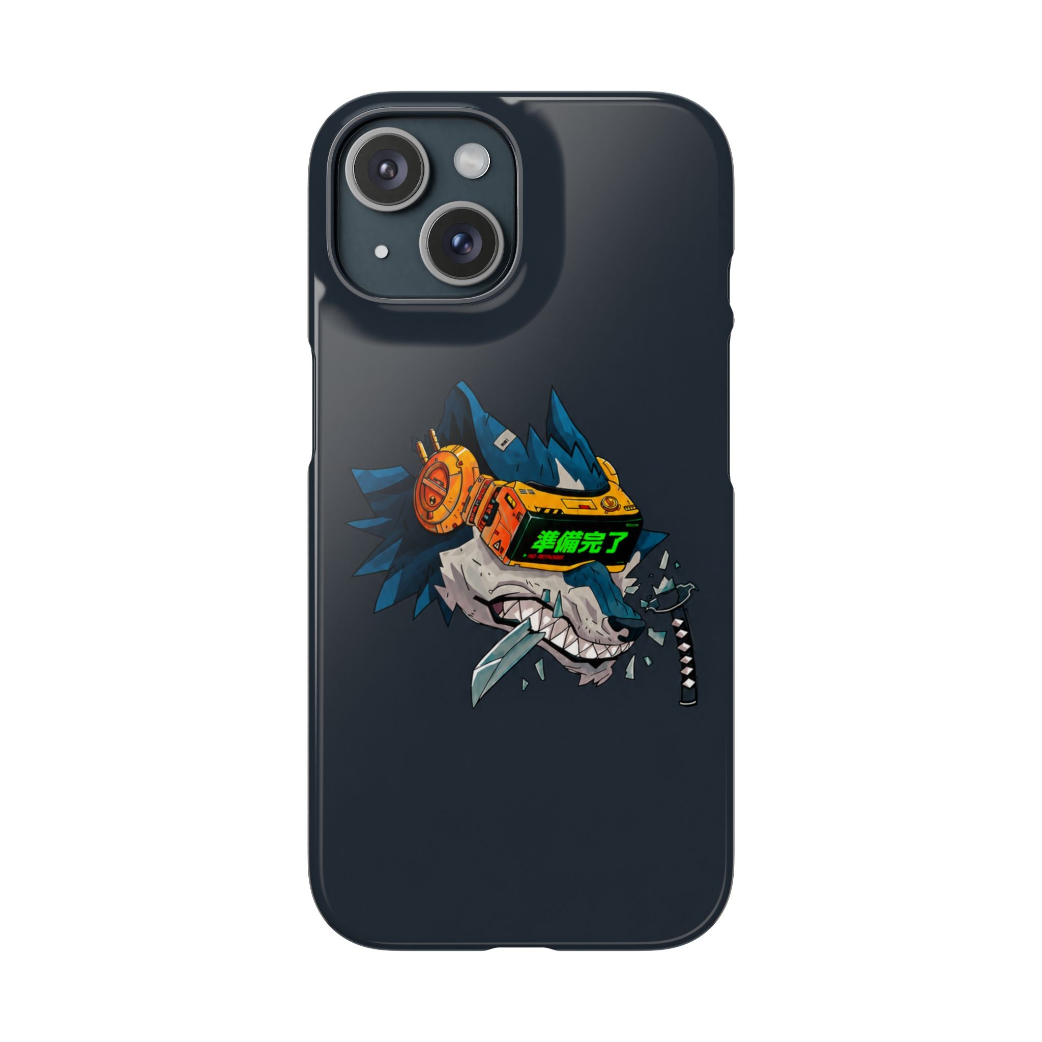 Cyberpunk Wolf Phone Case