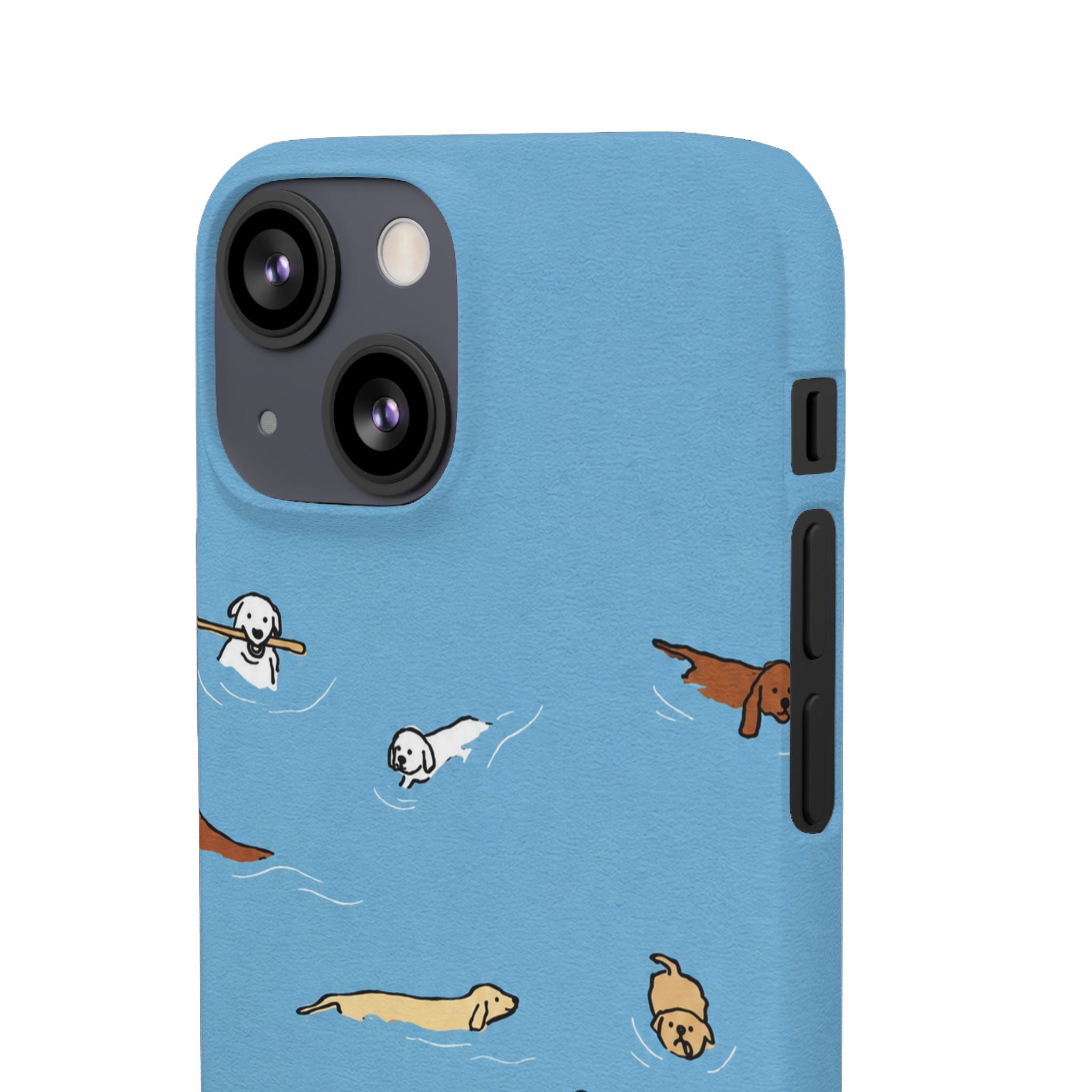 Swimming Dogs Phone Case