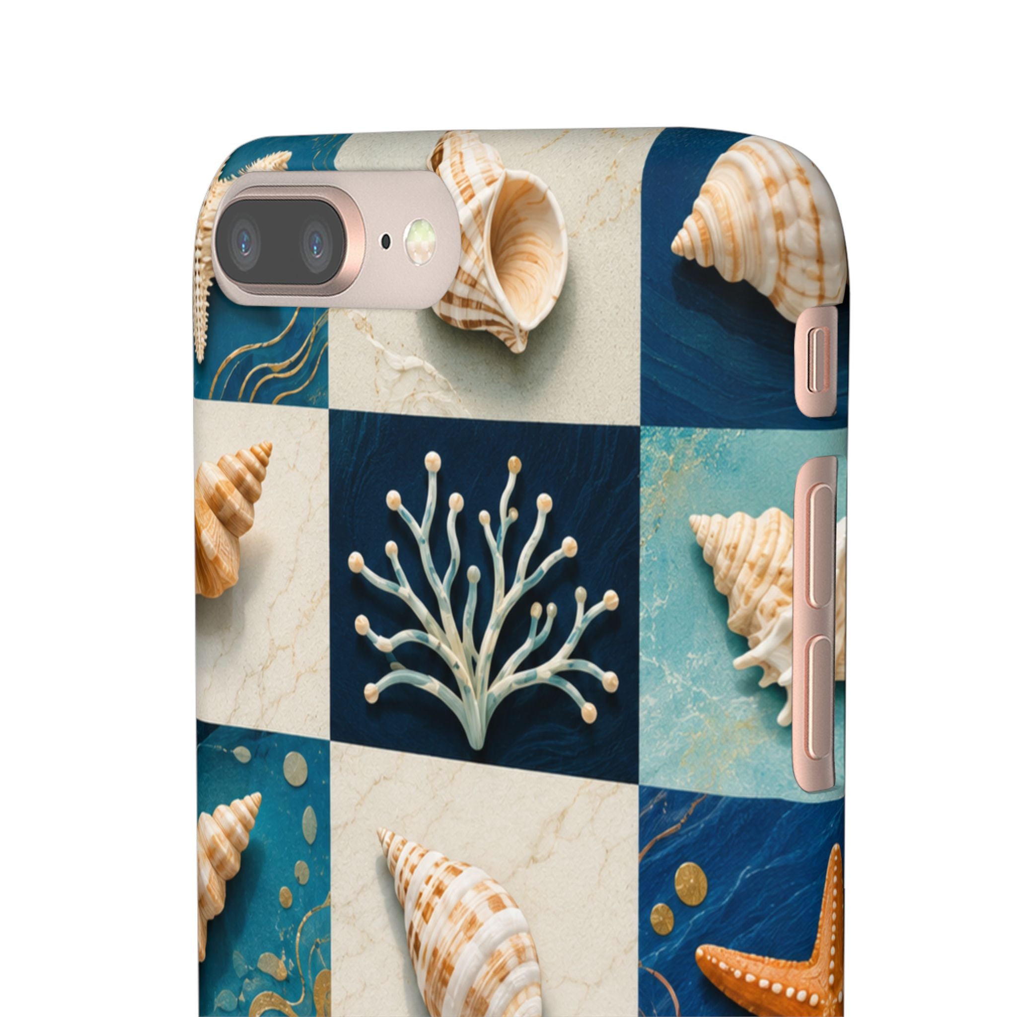Coastal Seashell Mosaic Phone Case
