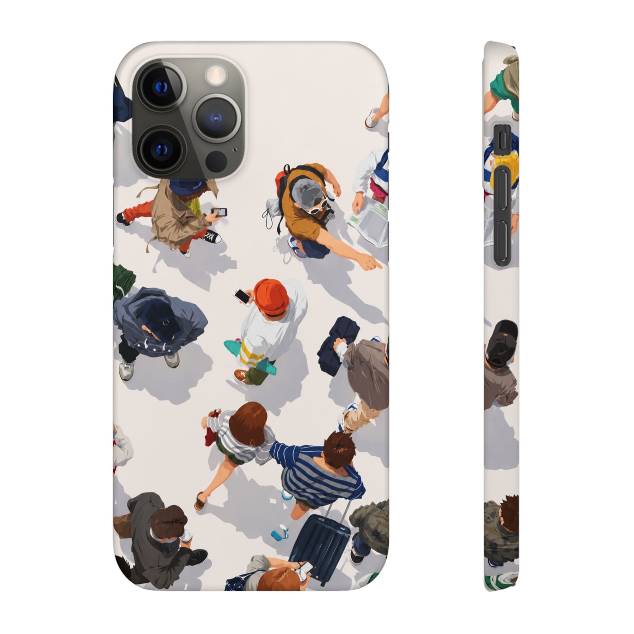 City Crowd Aesthetic Phone Case