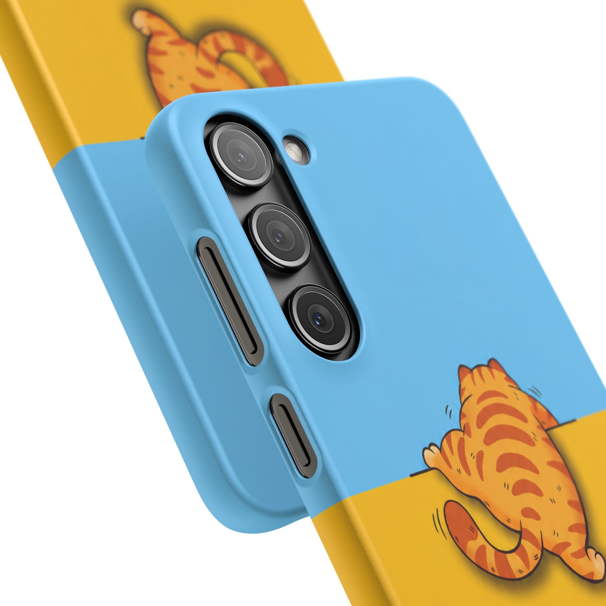 Peekaboo Orange Cat Phone Case