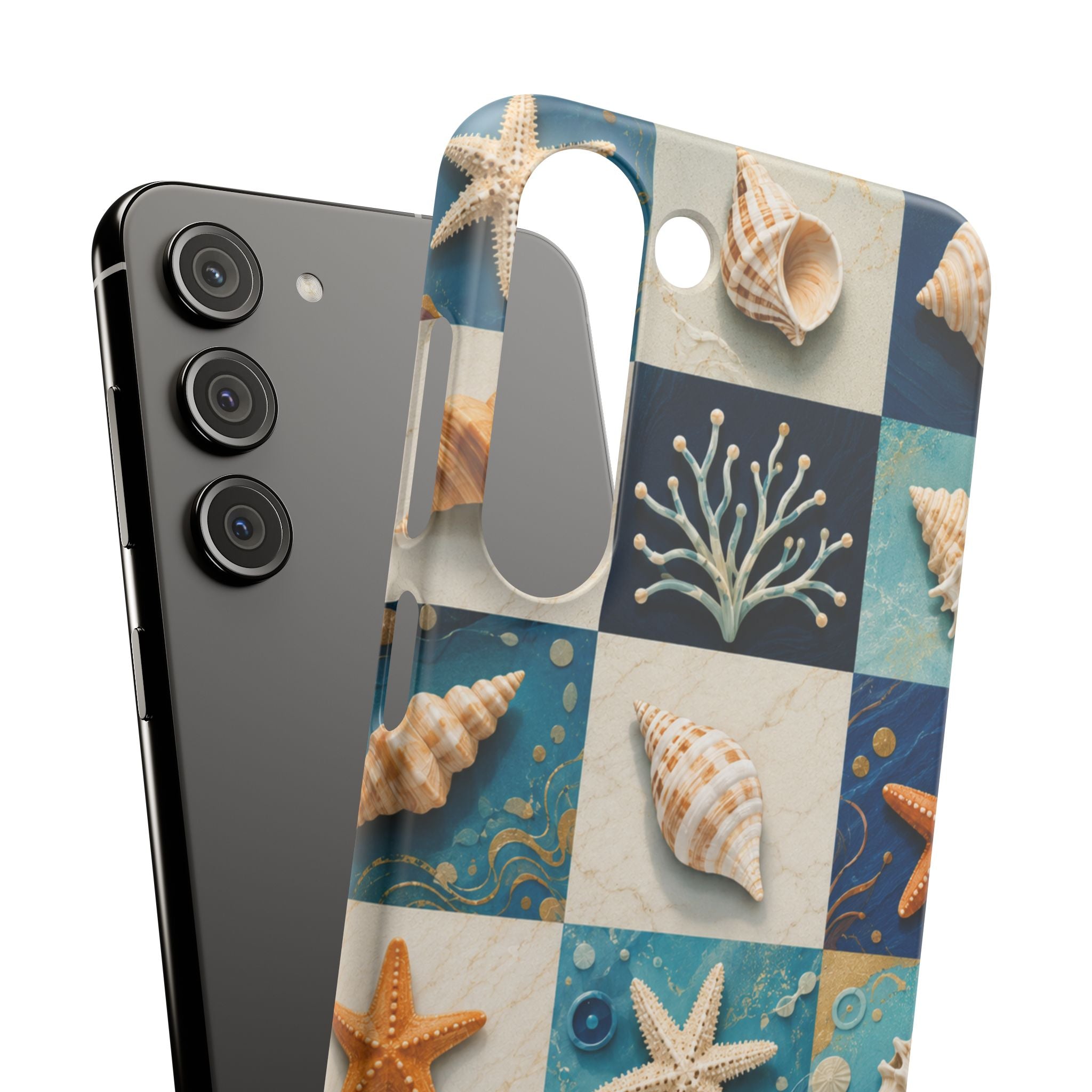 Coastal Seashell Mosaic Phone Case