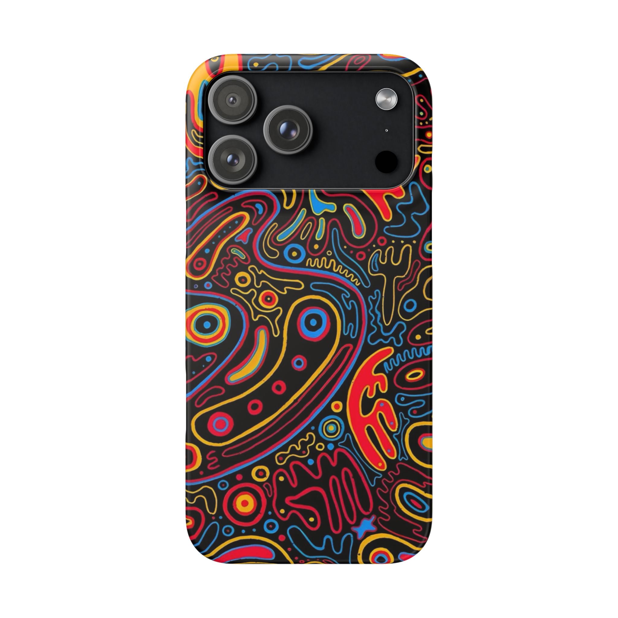 Neon Maze Phone Case