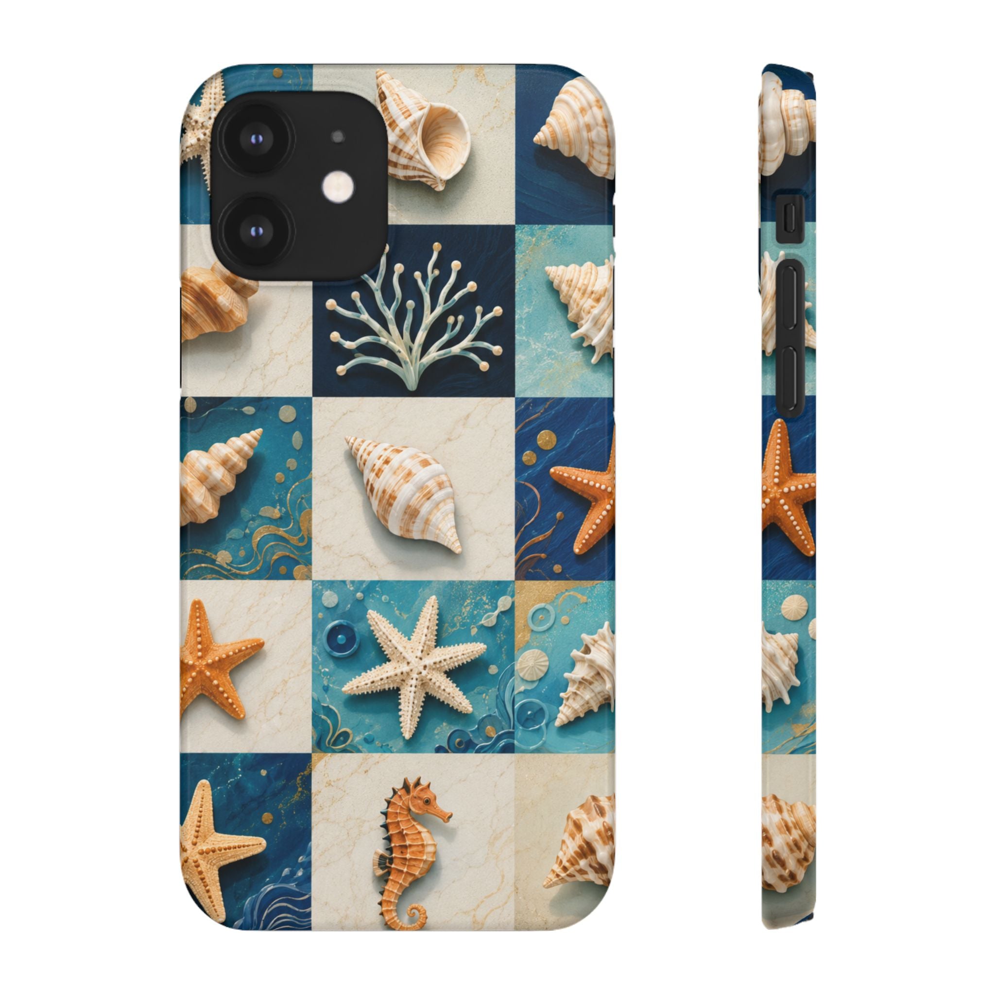 Coastal Seashell Mosaic Phone Case