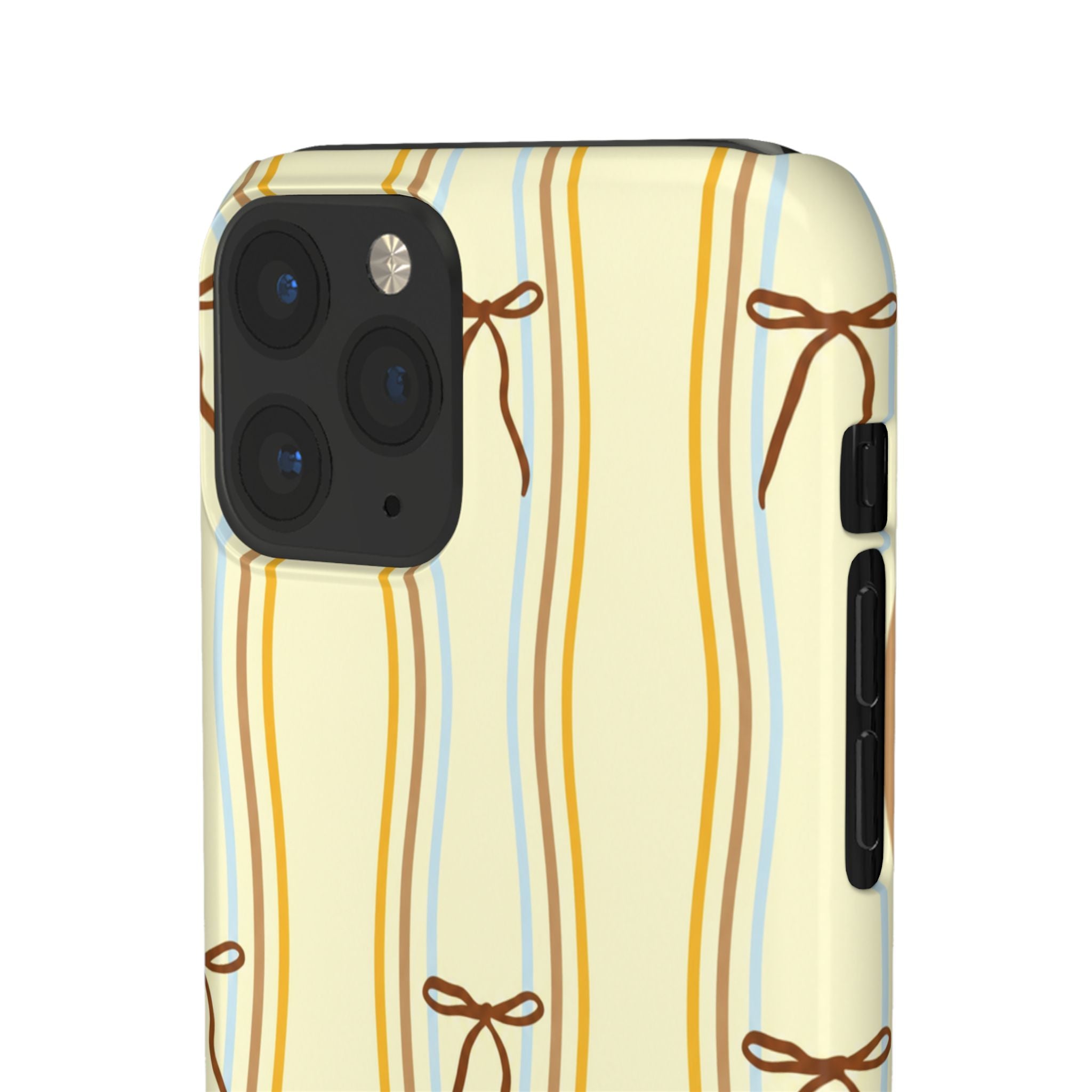 Bow Stripe Phone Case