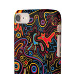 Neon Maze Phone Case