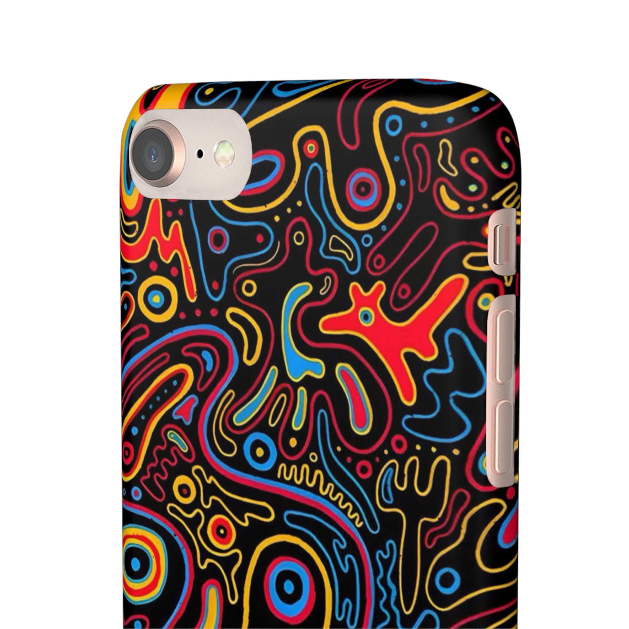 Neon Maze Phone Case