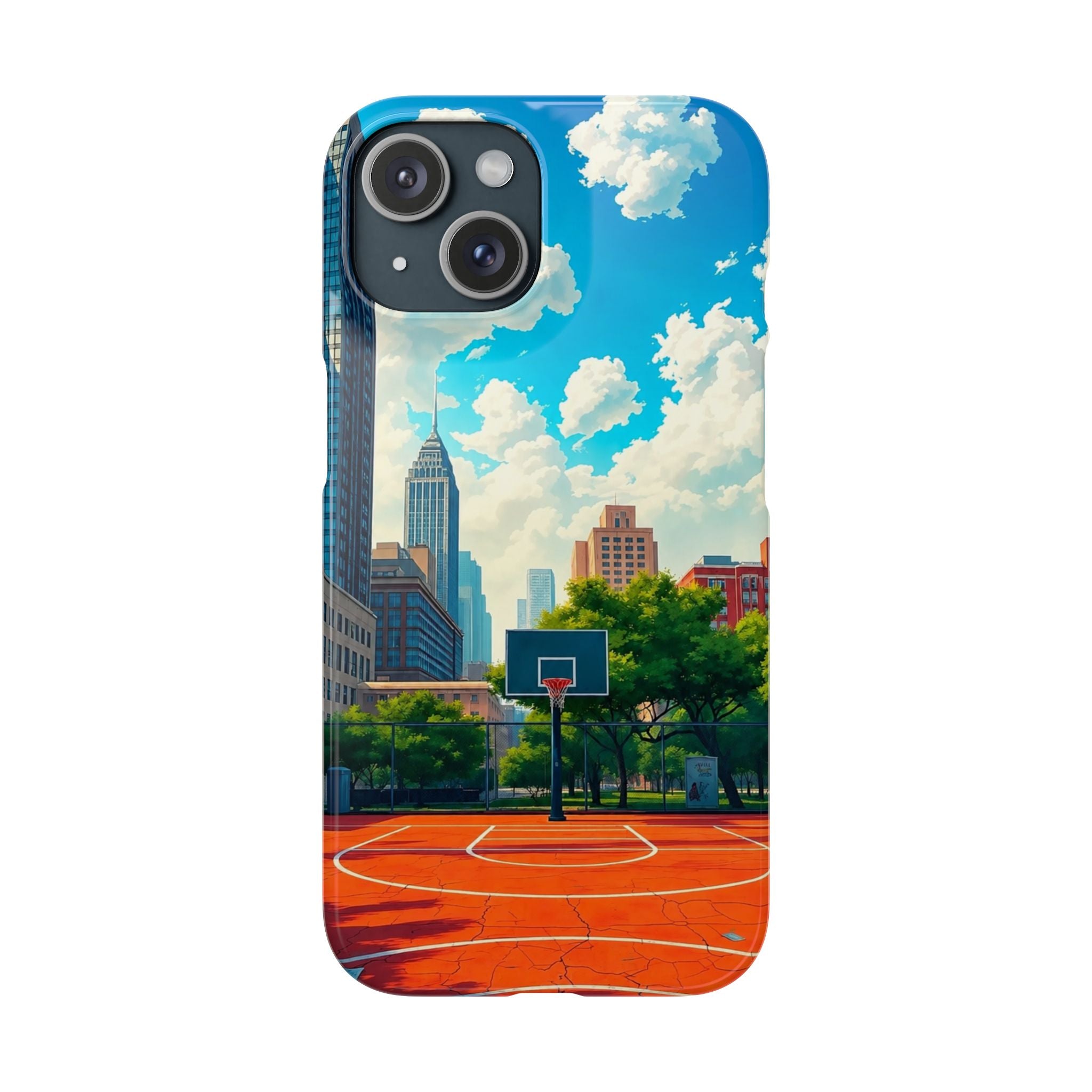 Urban Basketball Court Phone Case