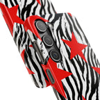 Retro Zebra Stars Phone Case