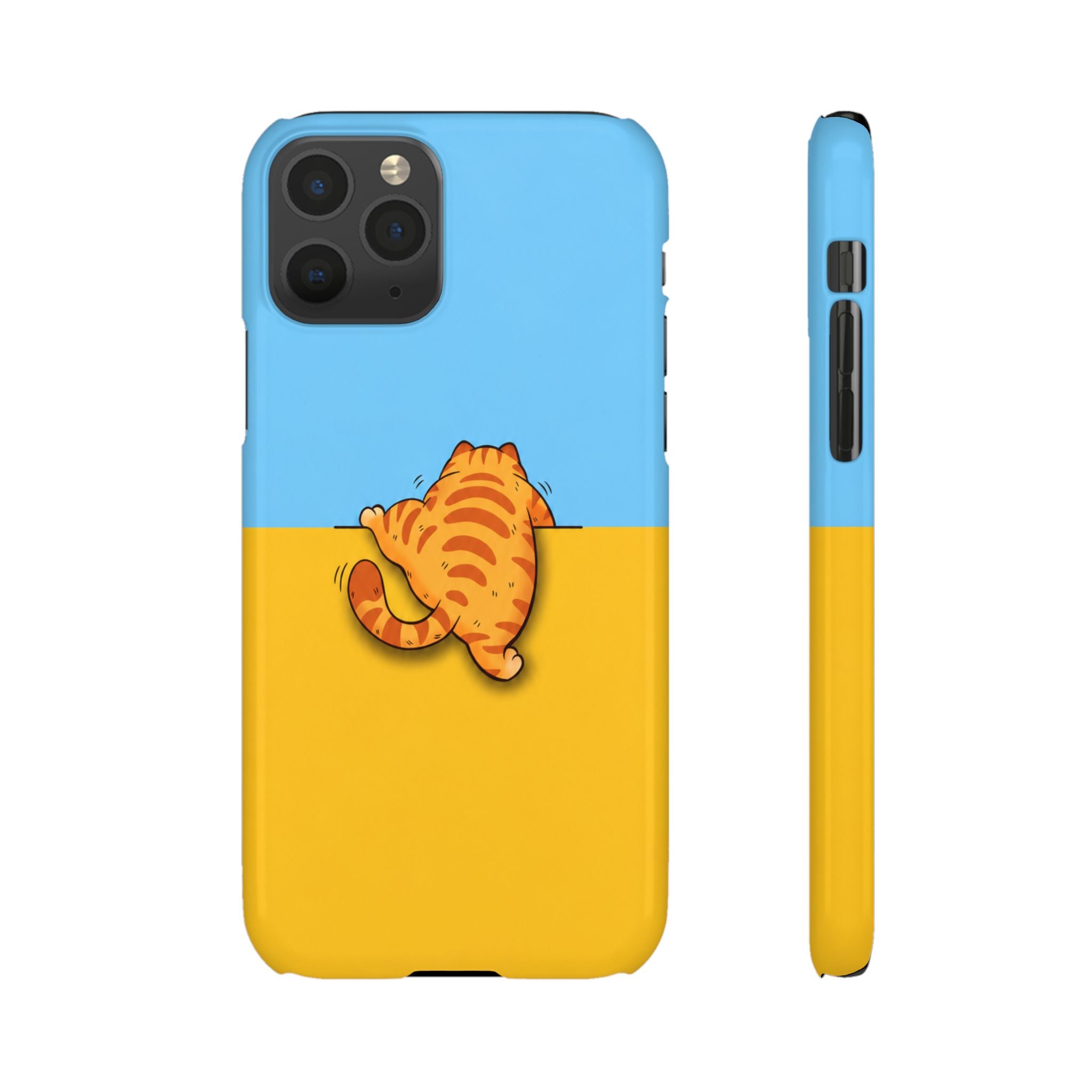 Peekaboo Orange Cat Phone Case