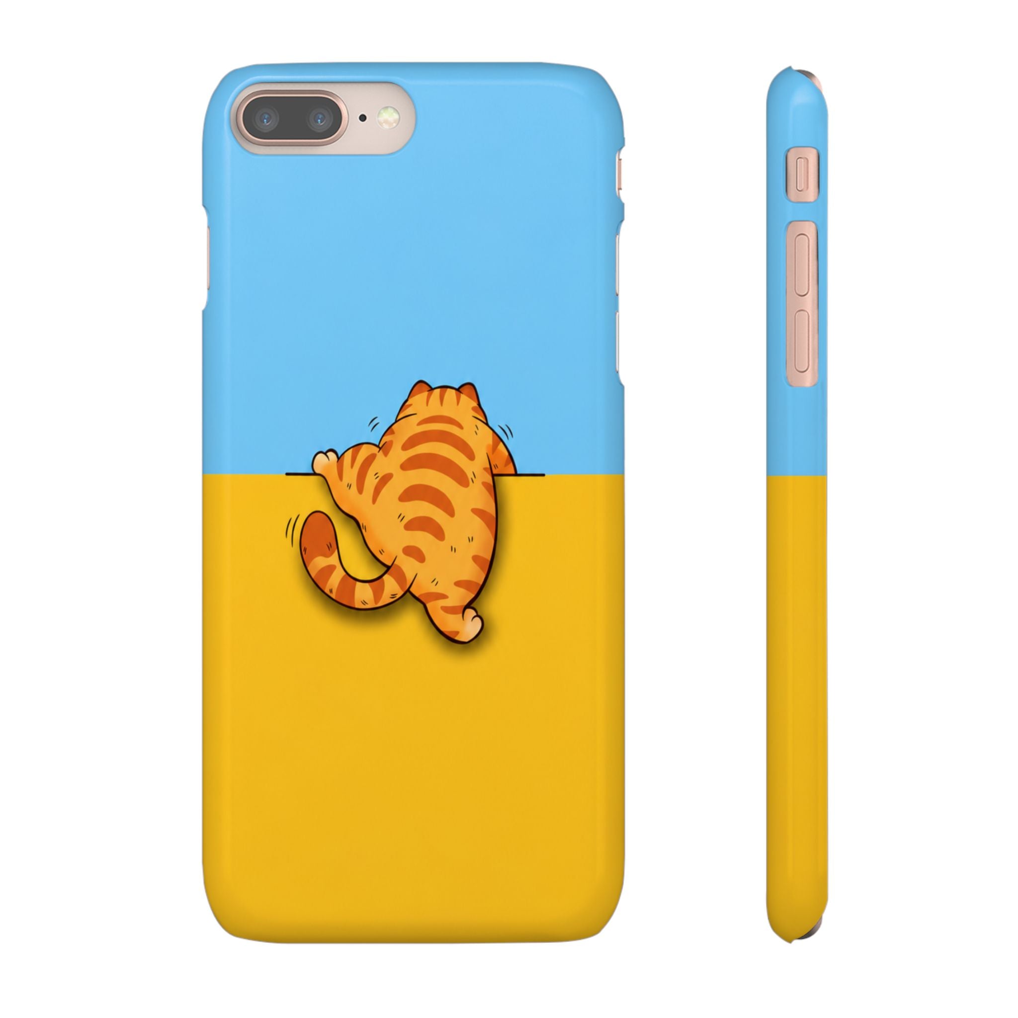 Peekaboo Orange Cat Phone Case
