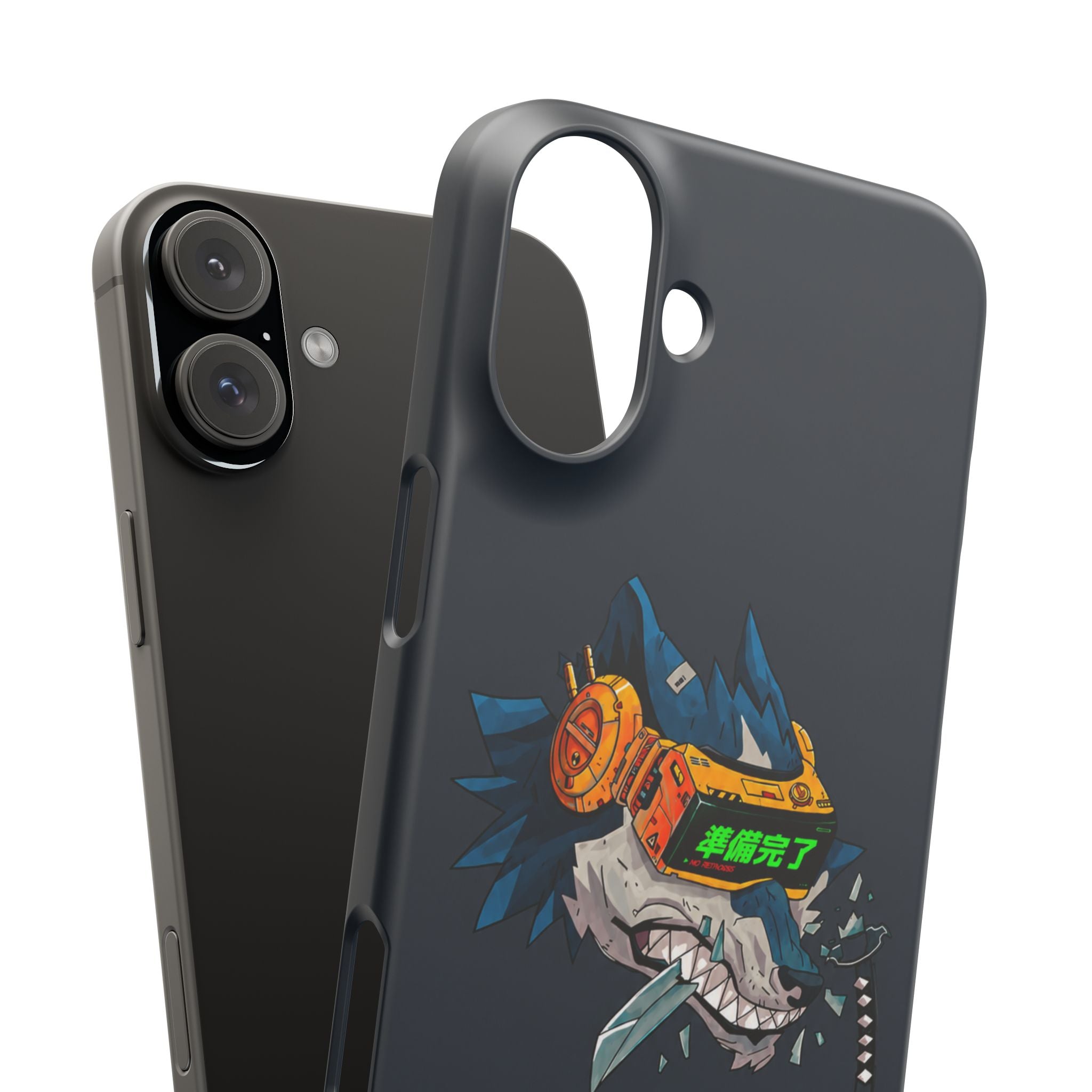 Cyberpunk Wolf Phone Case