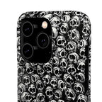Black and White Skull Pattern Phone Case