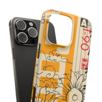 Retro Cassette Floral Phone Case