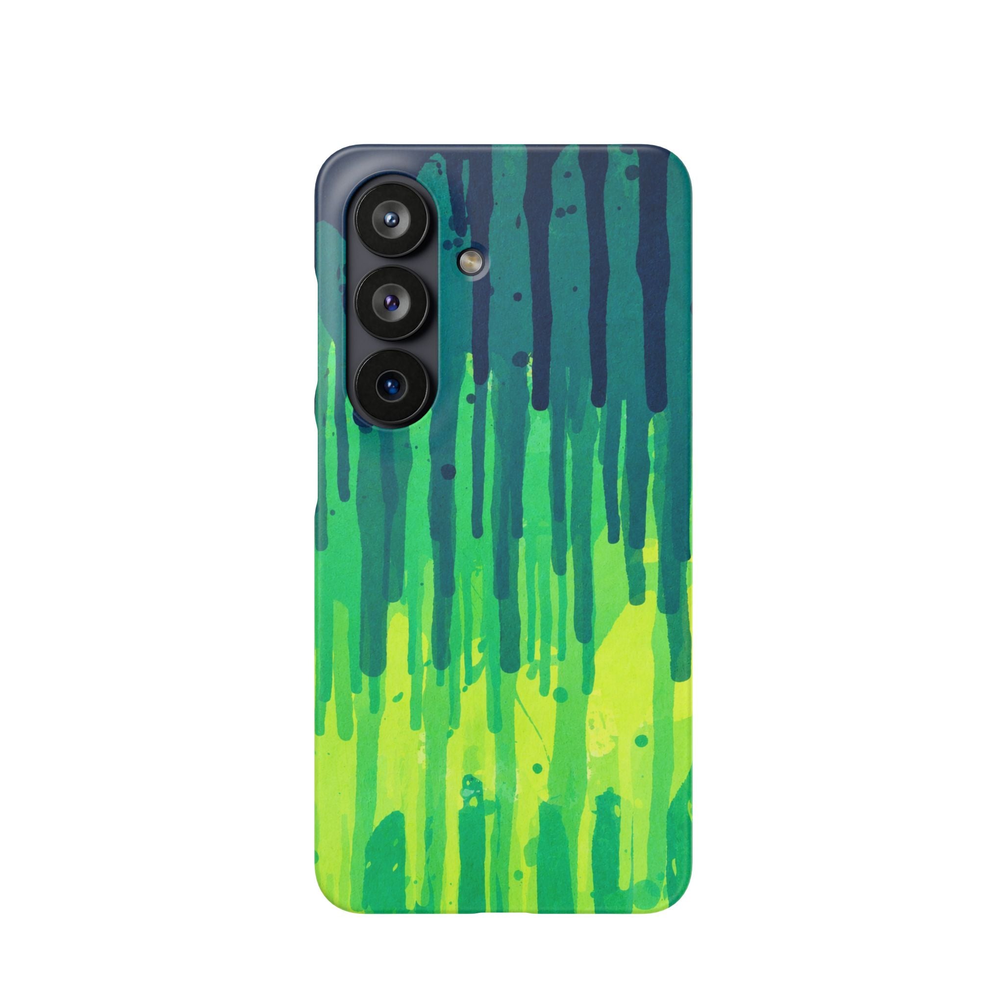 Liquid Emerald – Abstract Drip Phone Case