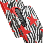 Retro Zebra Stars Phone Case
