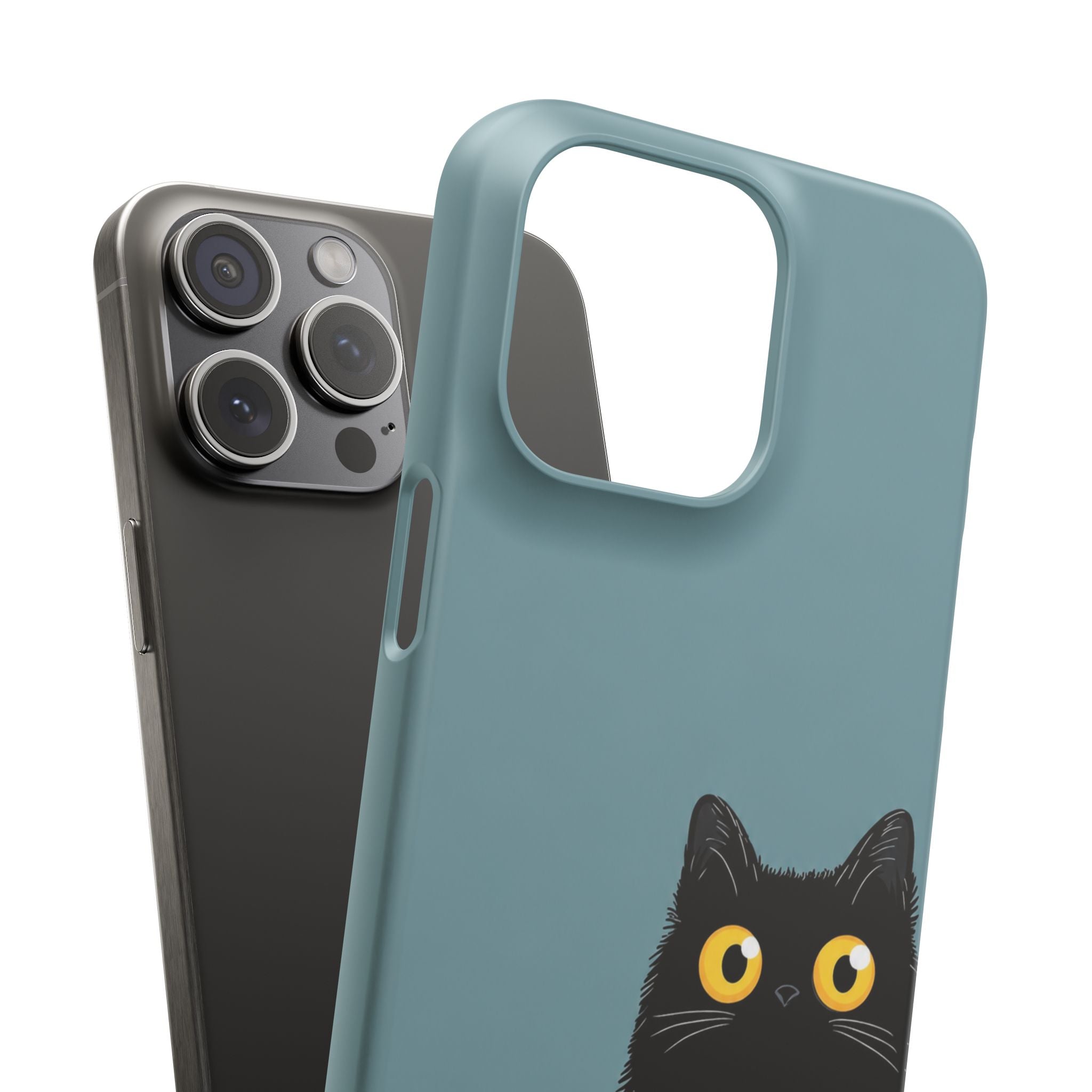 Cute Black Cat Phone Case