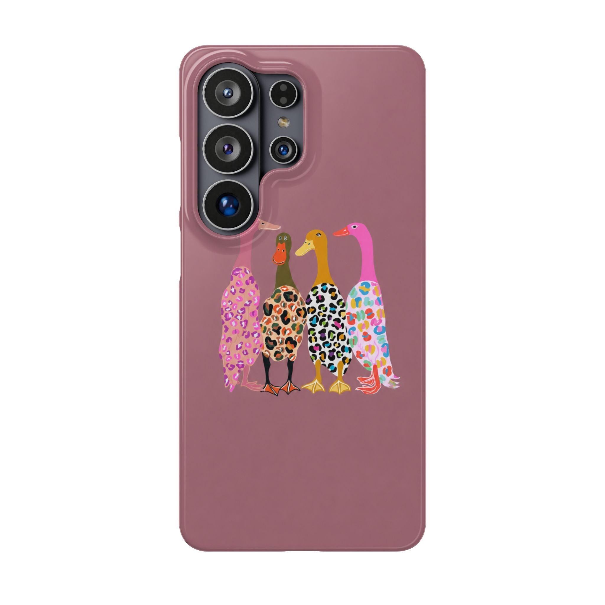 Colorful Leopard Ducks Phone Case