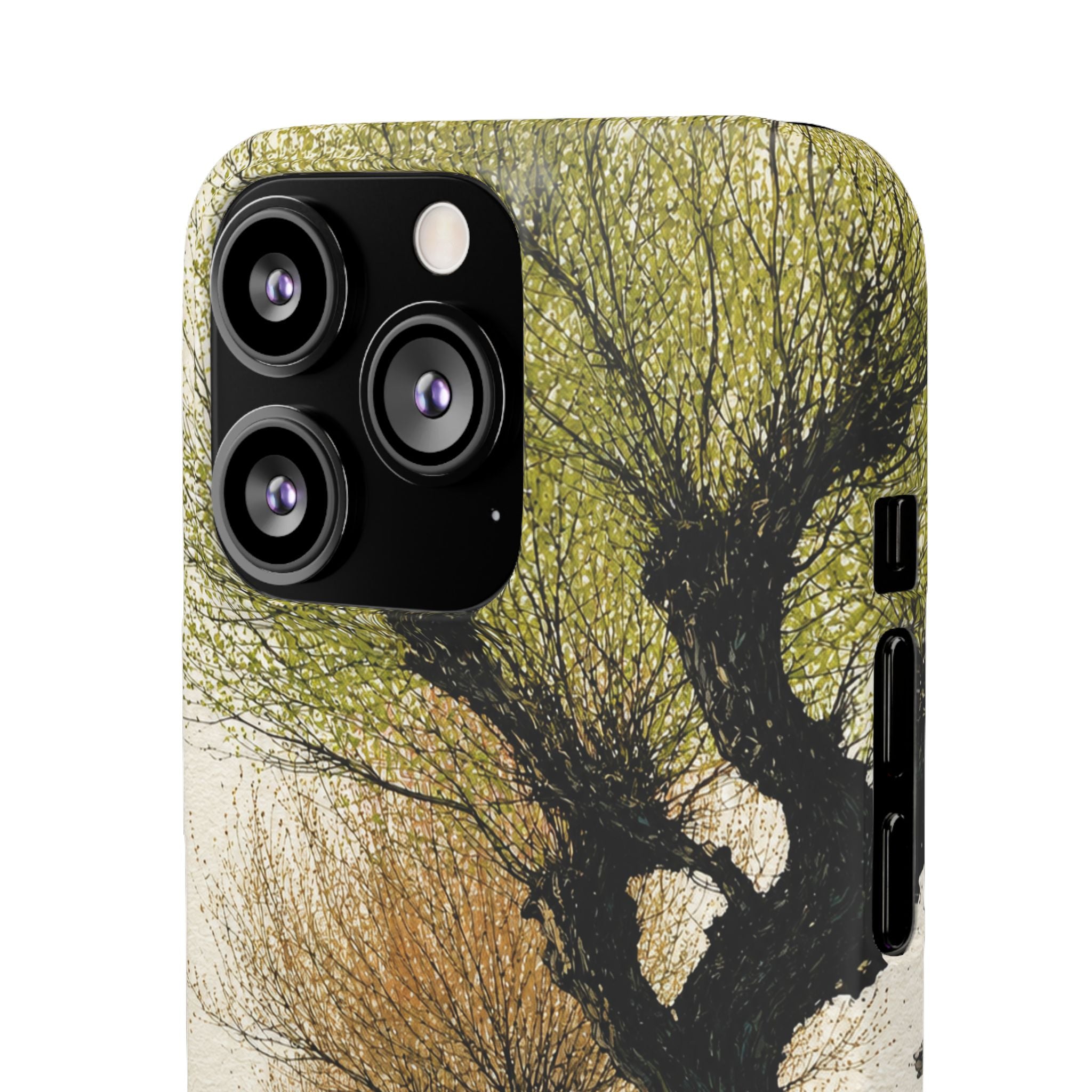 Serene Willow Landscape Phone Case