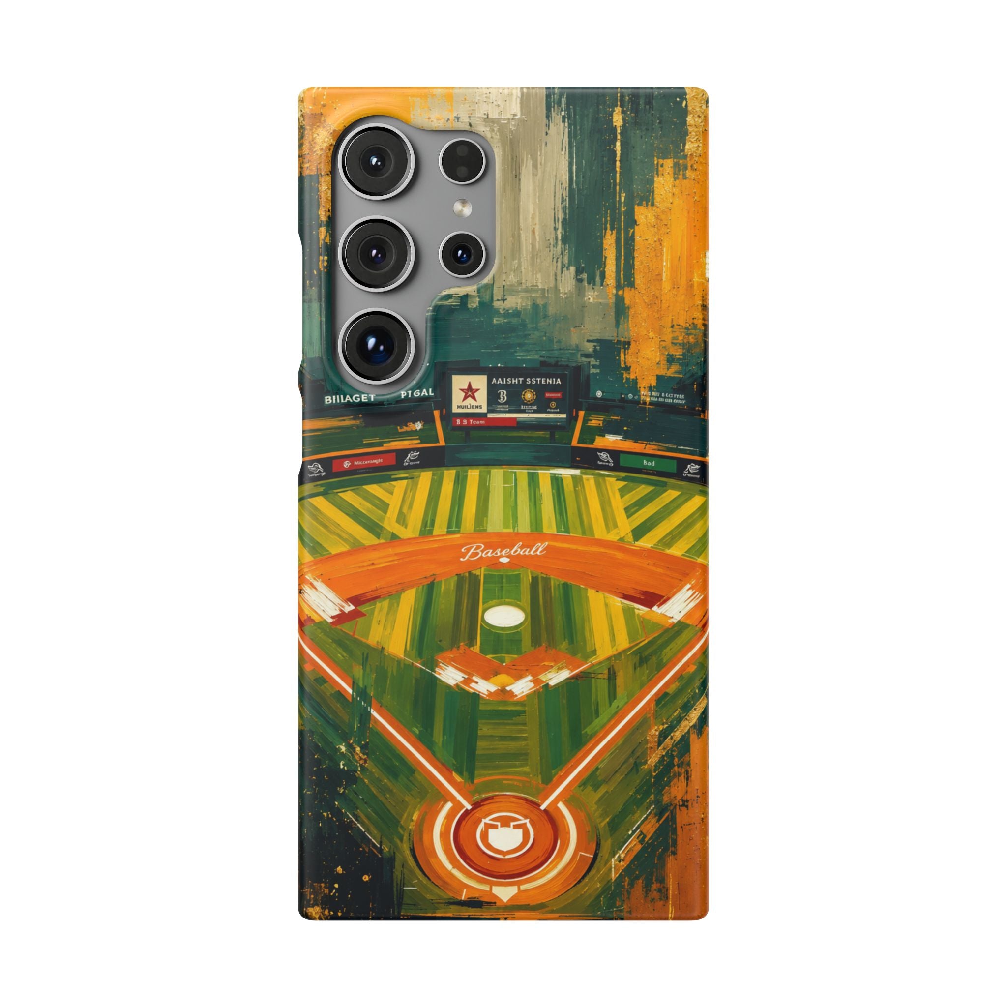 Abstract Baseball Stadium Phone Case