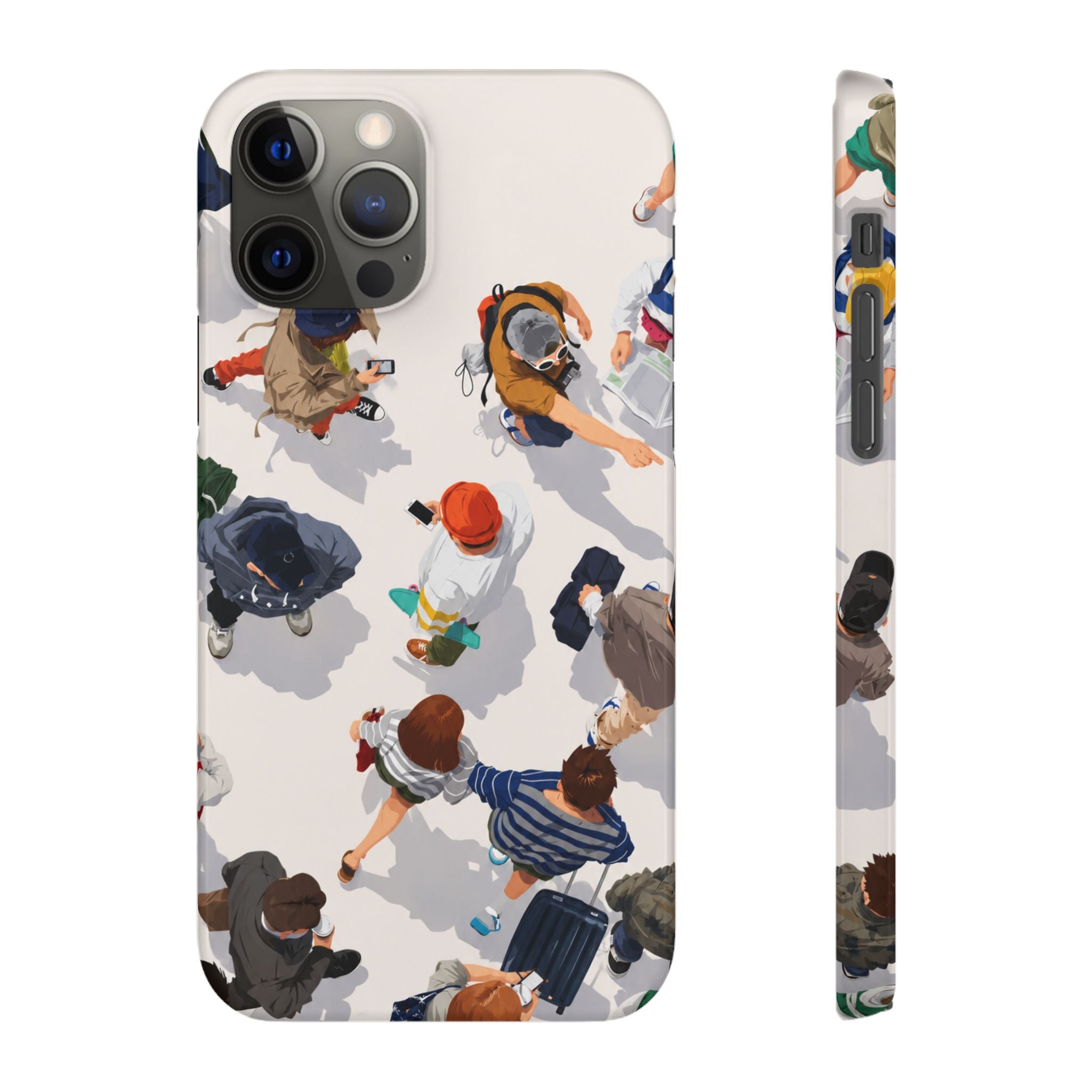 City Crowd Aesthetic Phone Case