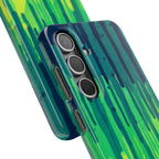 Liquid Emerald – Abstract Drip Phone Case