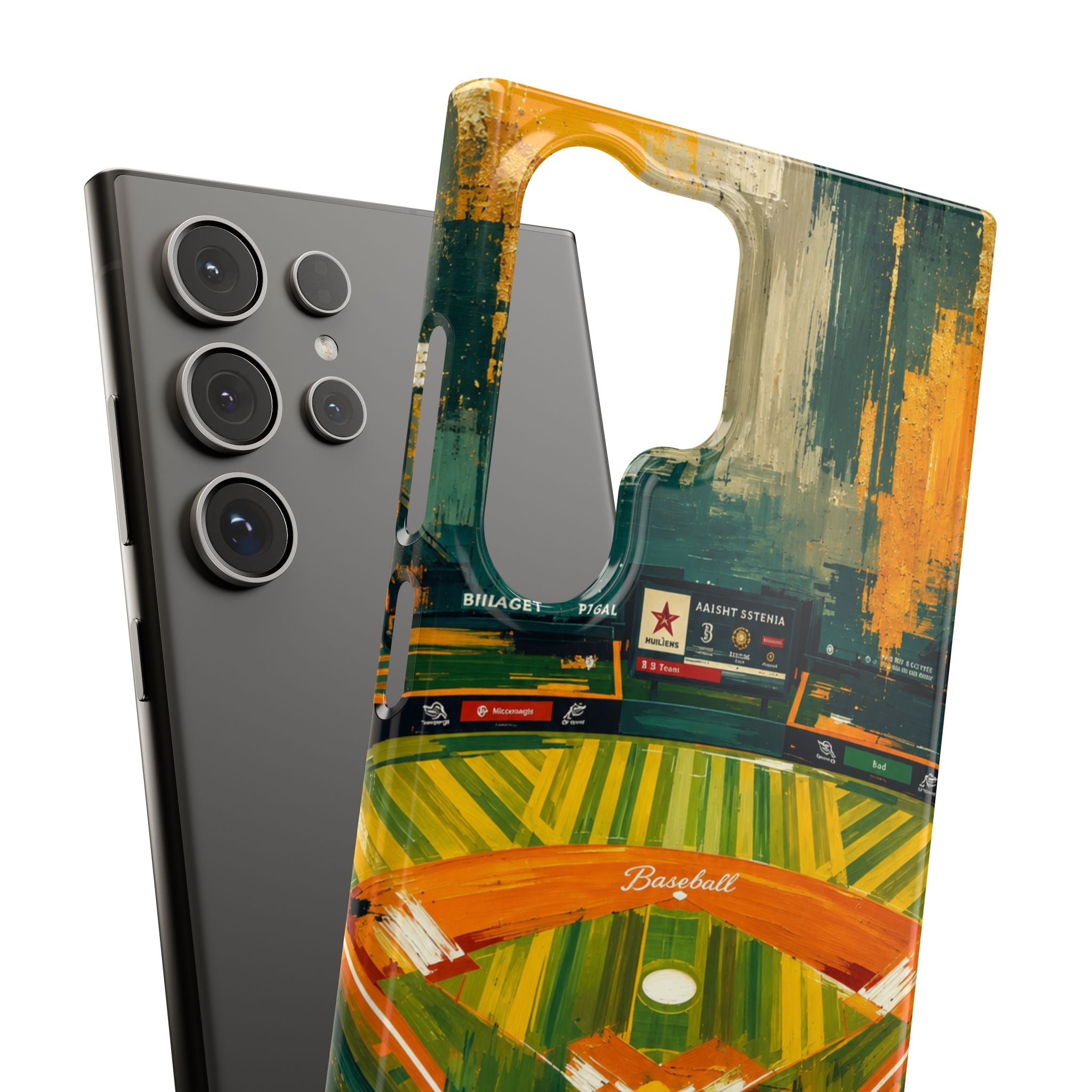 Abstract Baseball Stadium Phone Case