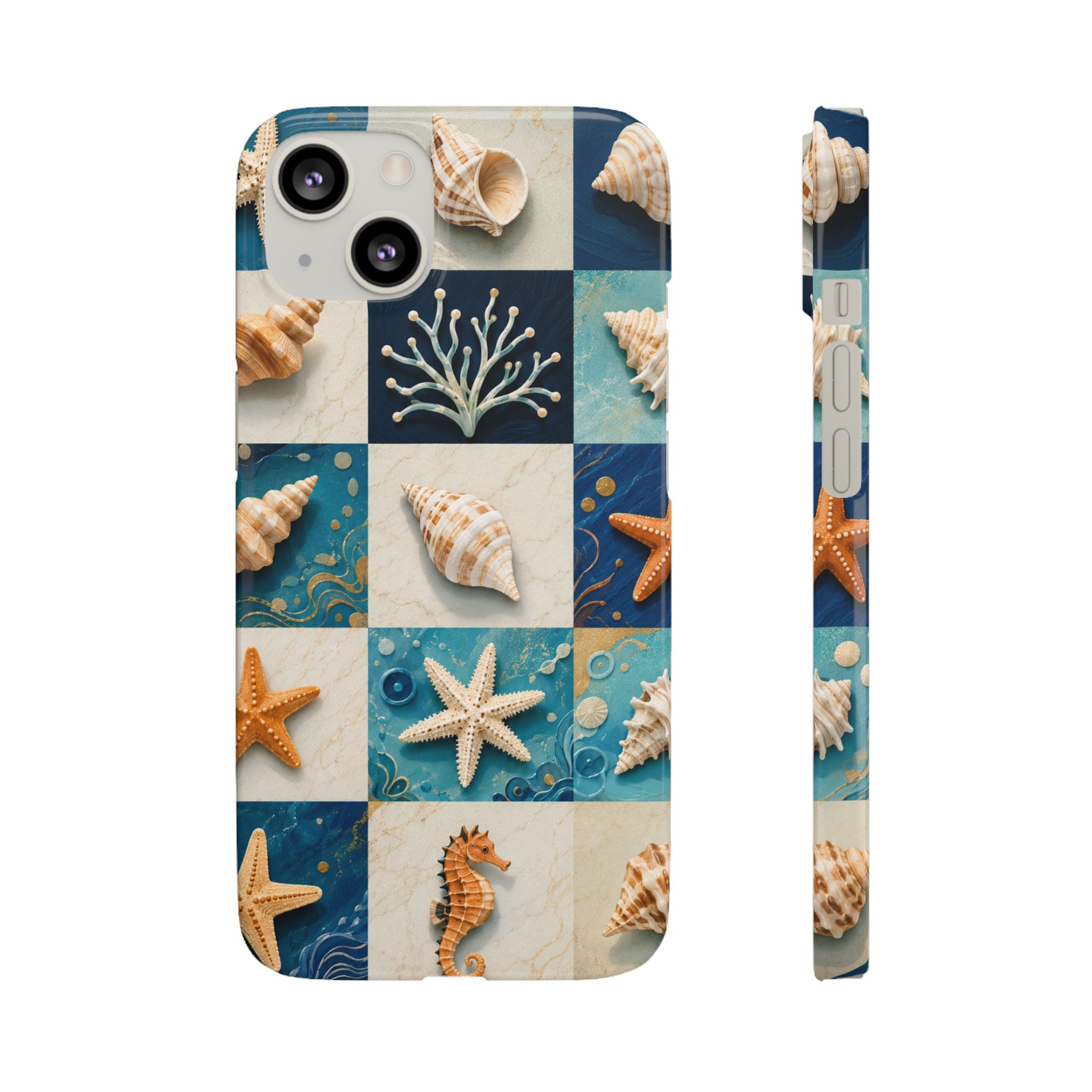Coastal Seashell Mosaic Phone Case