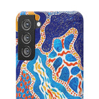Abstract Blue Pattern Phone Case