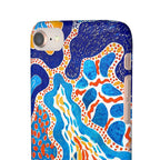 Abstract Blue Pattern Phone Case