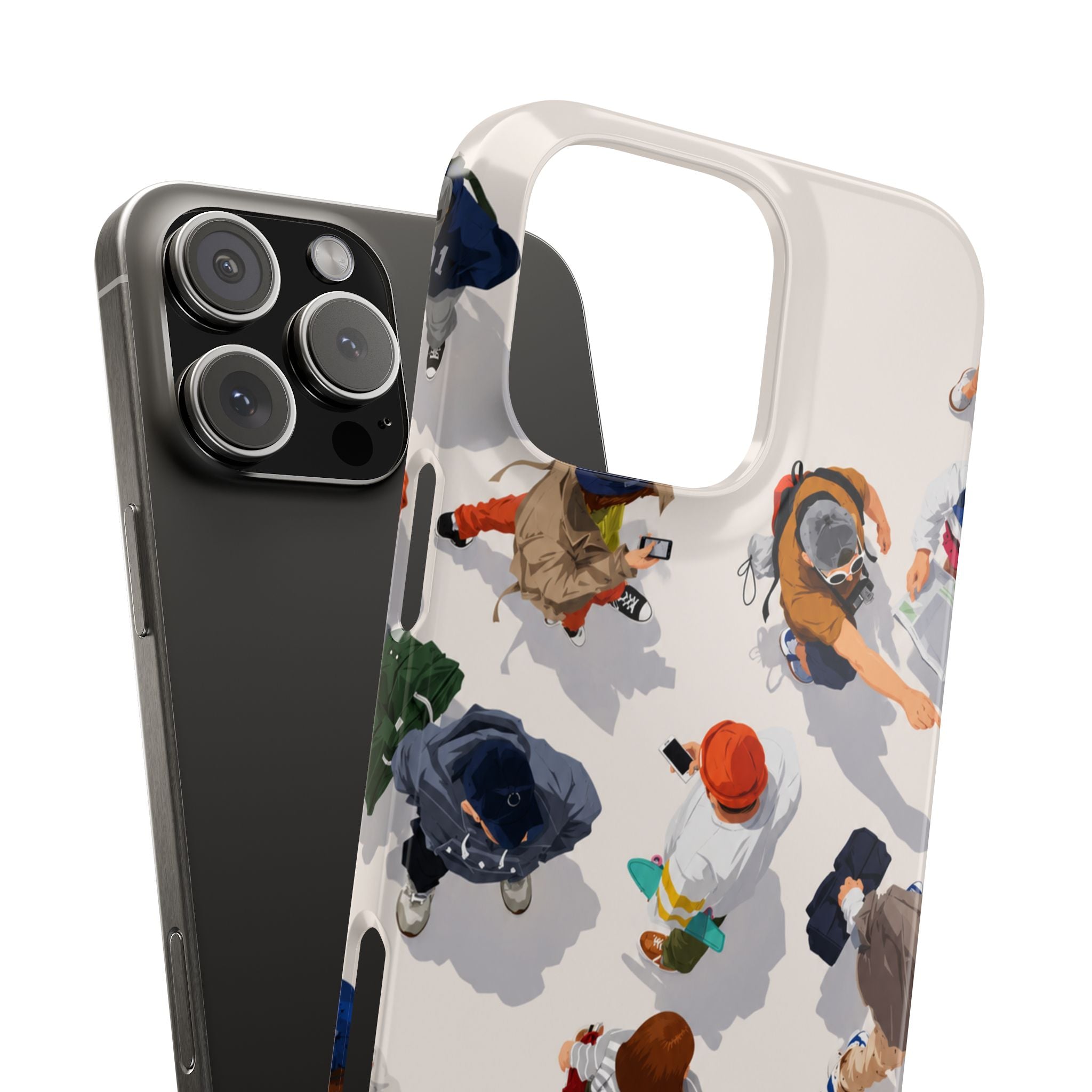 City Crowd Aesthetic Phone Case