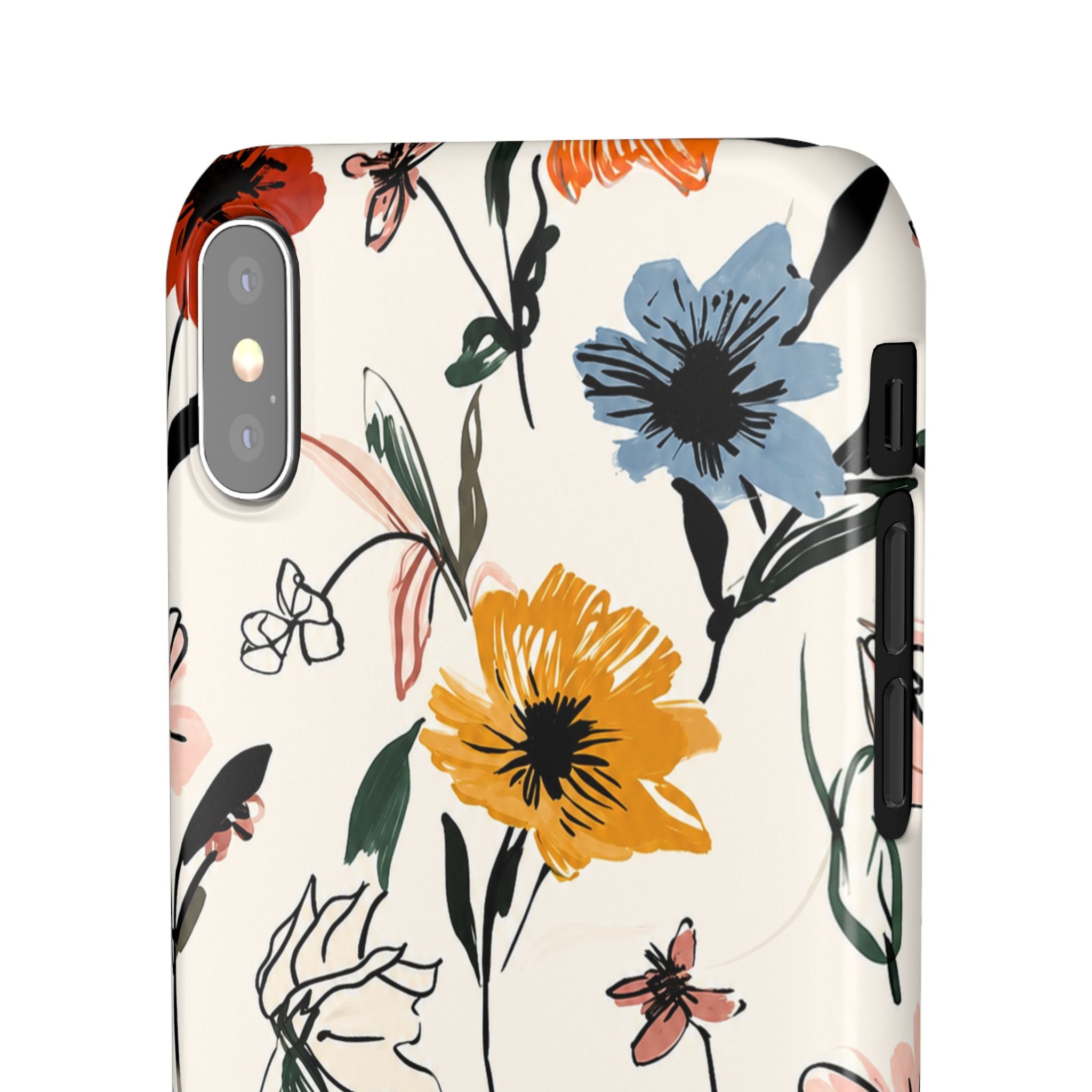 Wildflower Sketch Phone Case