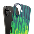 Liquid Emerald – Abstract Drip Phone Case