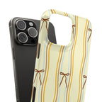 Bow Stripe Phone Case