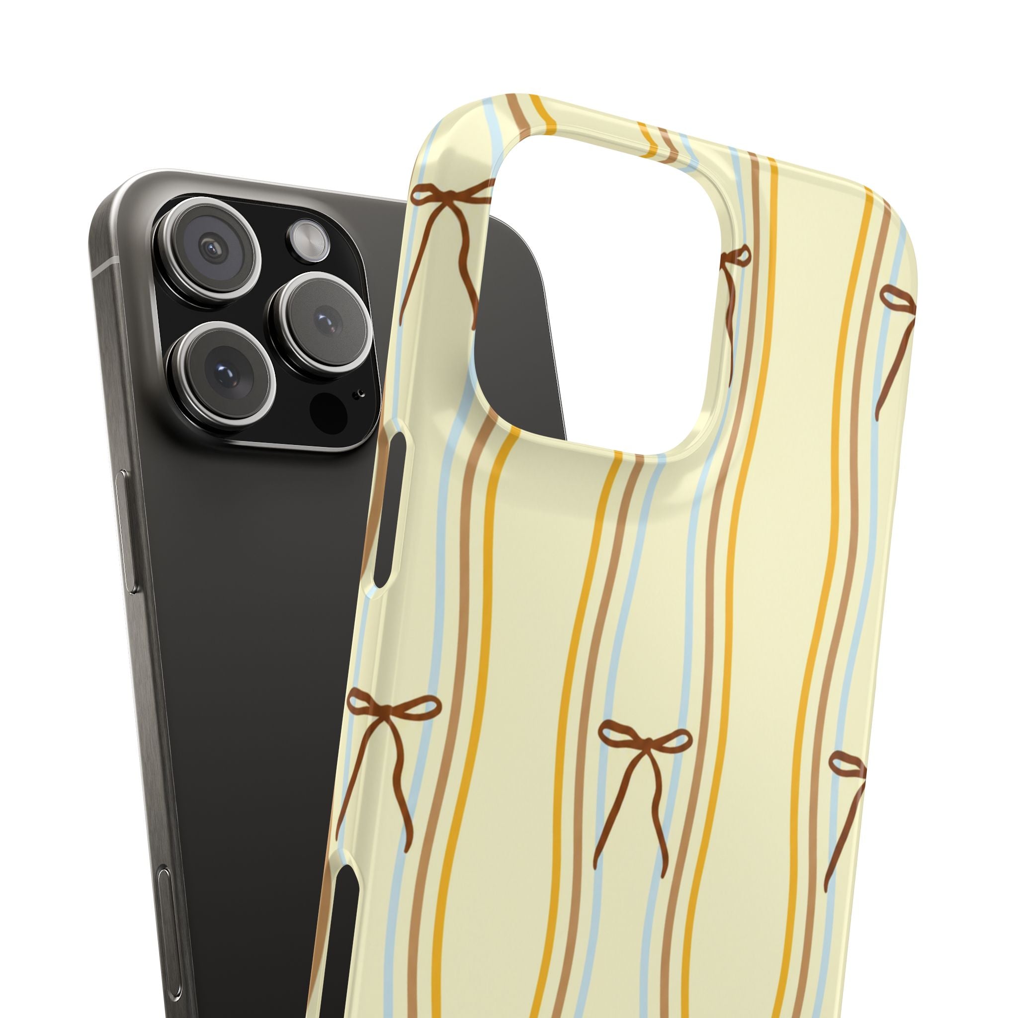 Bow Stripe Phone Case