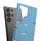 Swimming Dogs Phone Case