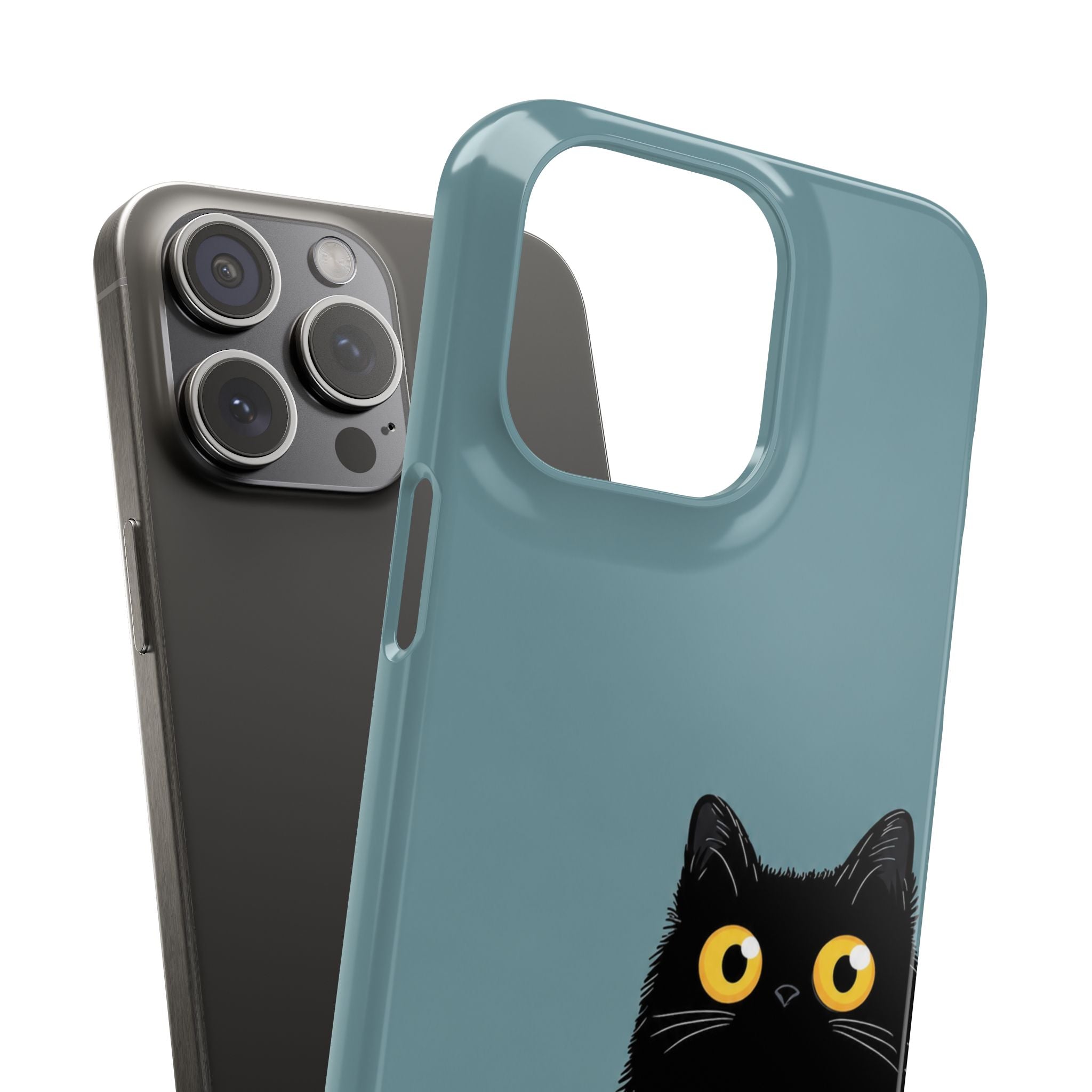 Cute Black Cat Phone Case