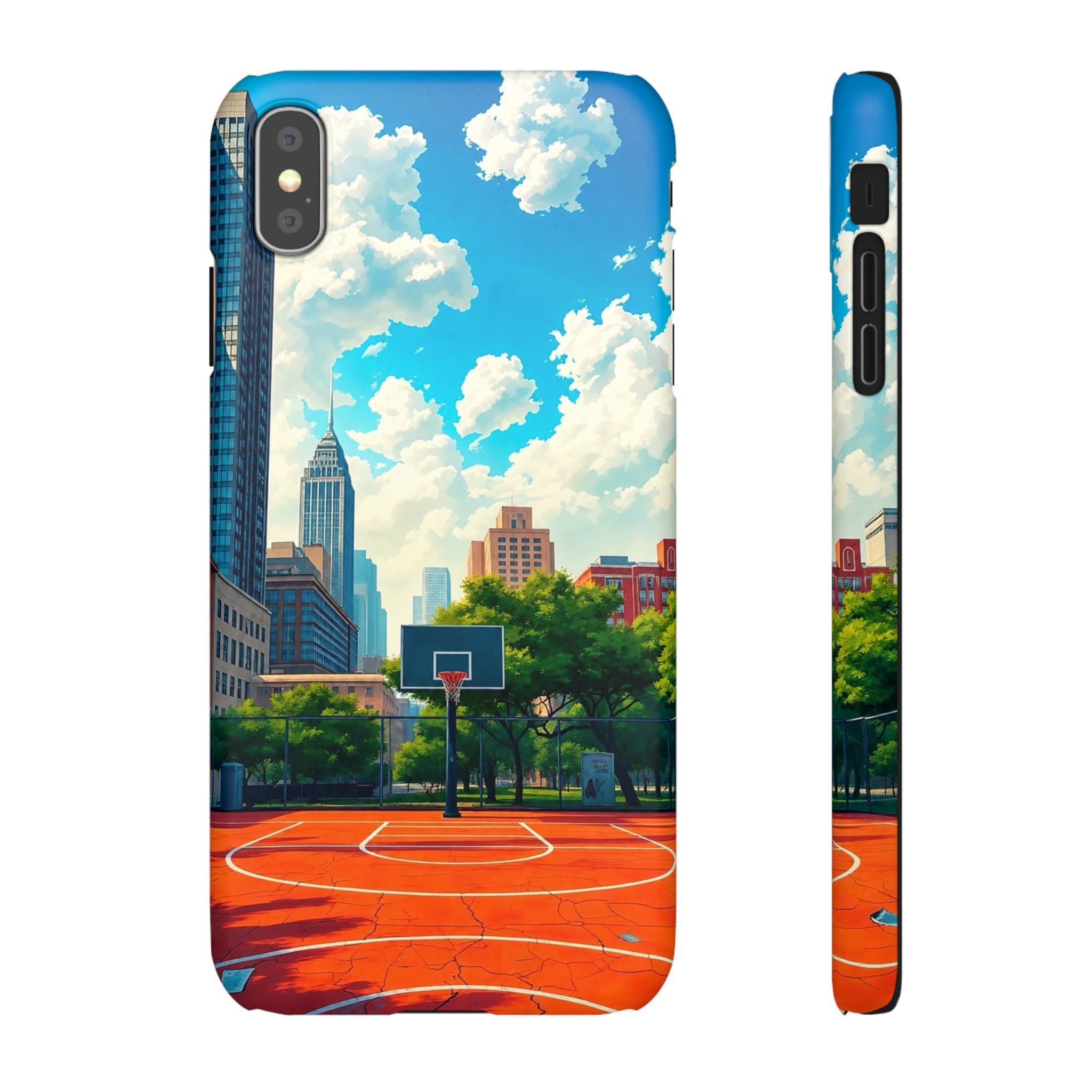Urban Basketball Court Phone Case