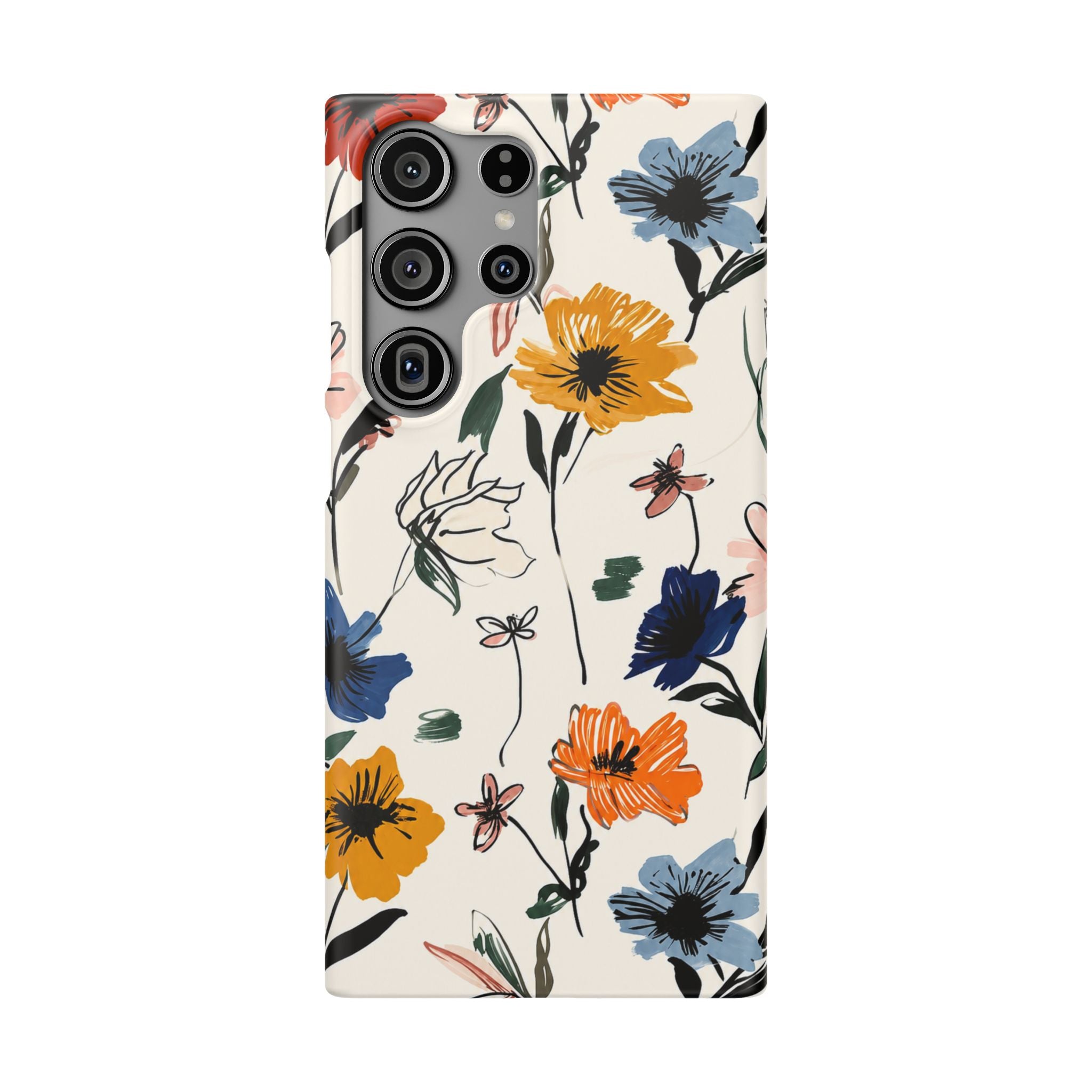 Wildflower Sketch Phone Case