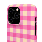 Pink Gingham Phone Case