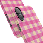 Pink Gingham Phone Case