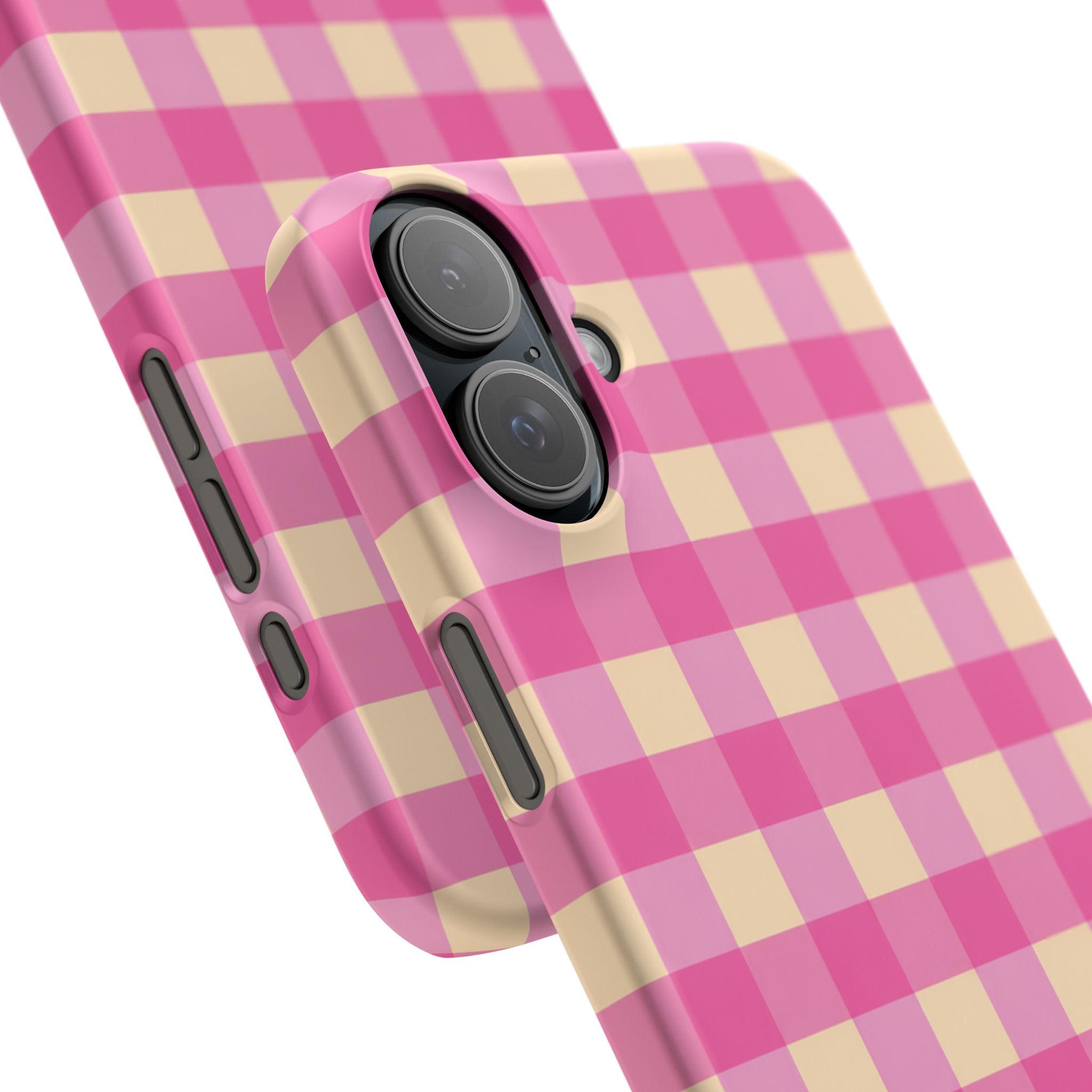 Pink Gingham Phone Case