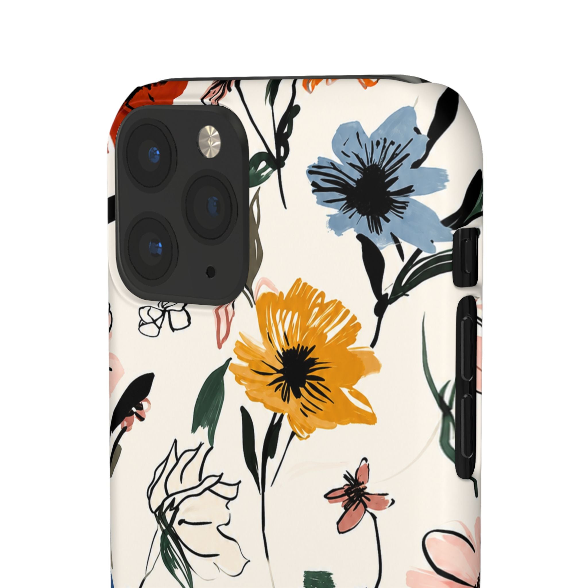 Wildflower Sketch Phone Case