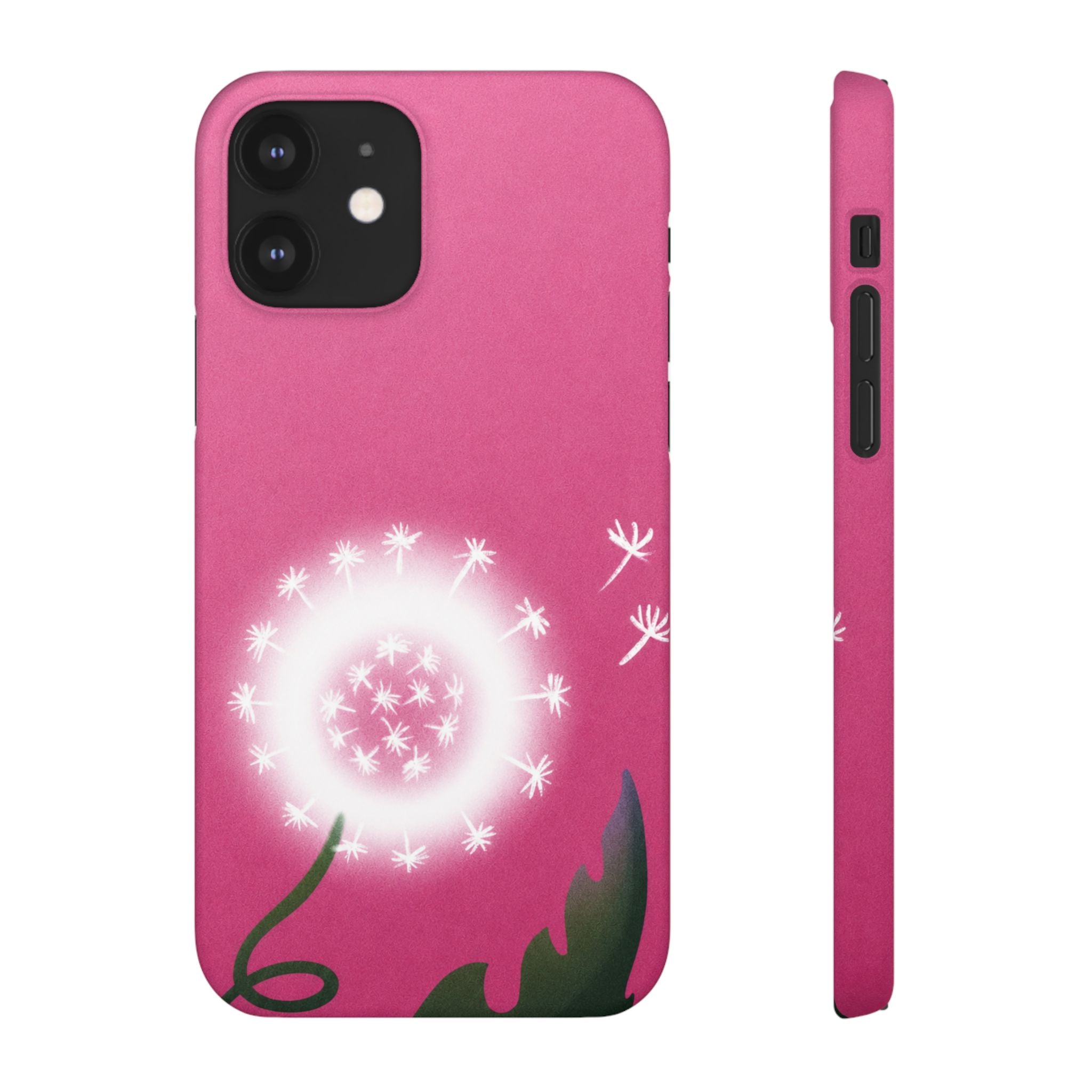 Pink Dandelion Phone Case